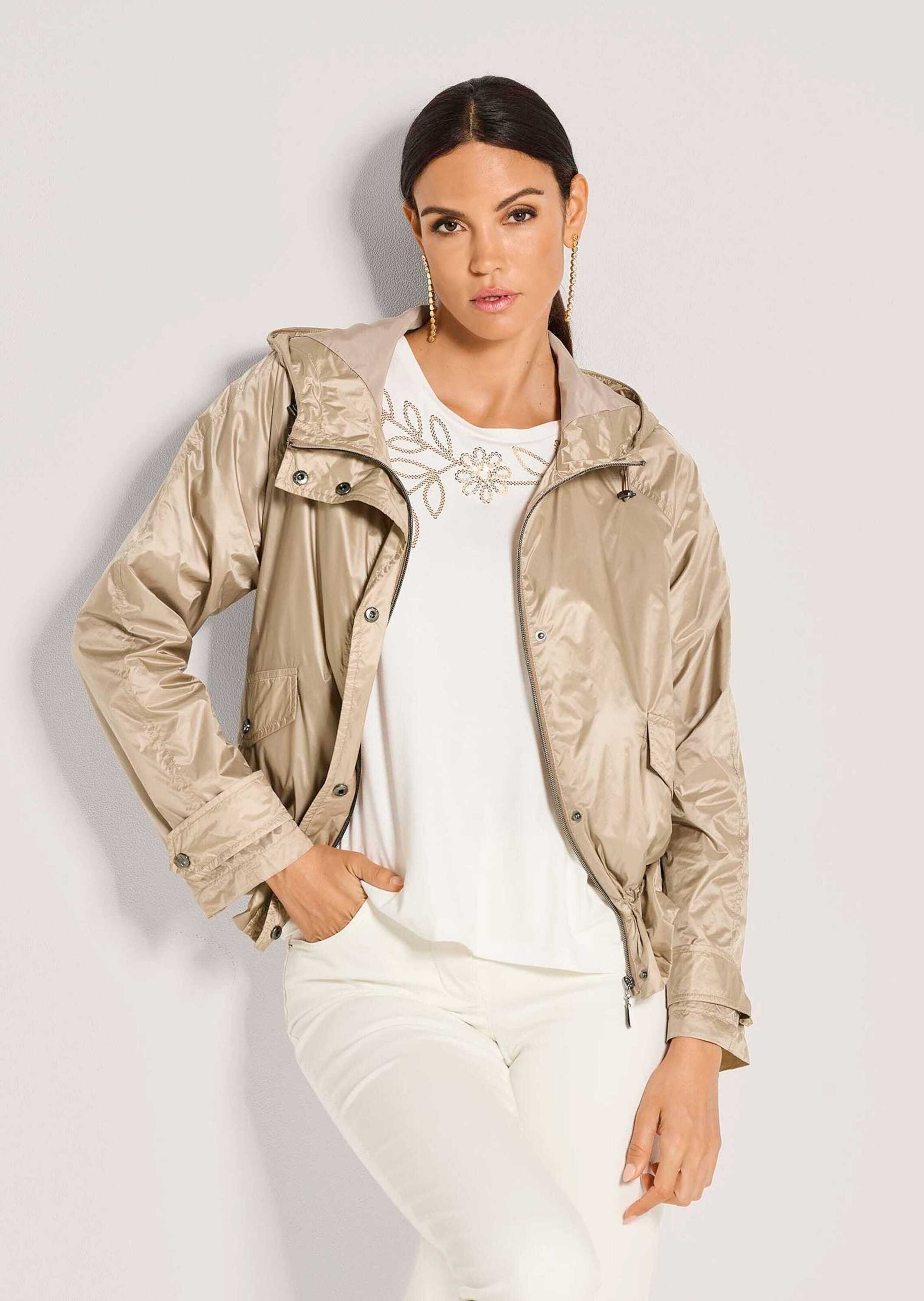 Madeleine Hooded Jacket Women Cappuccino 44 2