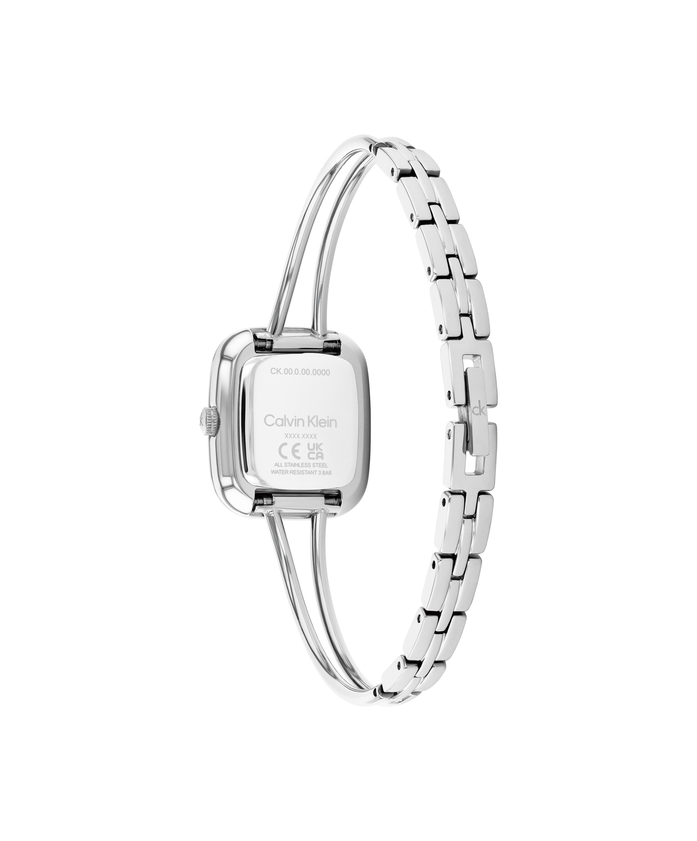 Calvin Klein Quarzuhr »CK ADORE BANGLE« Armbanduhr, Damenuhr, Edelstahlarmband, analog