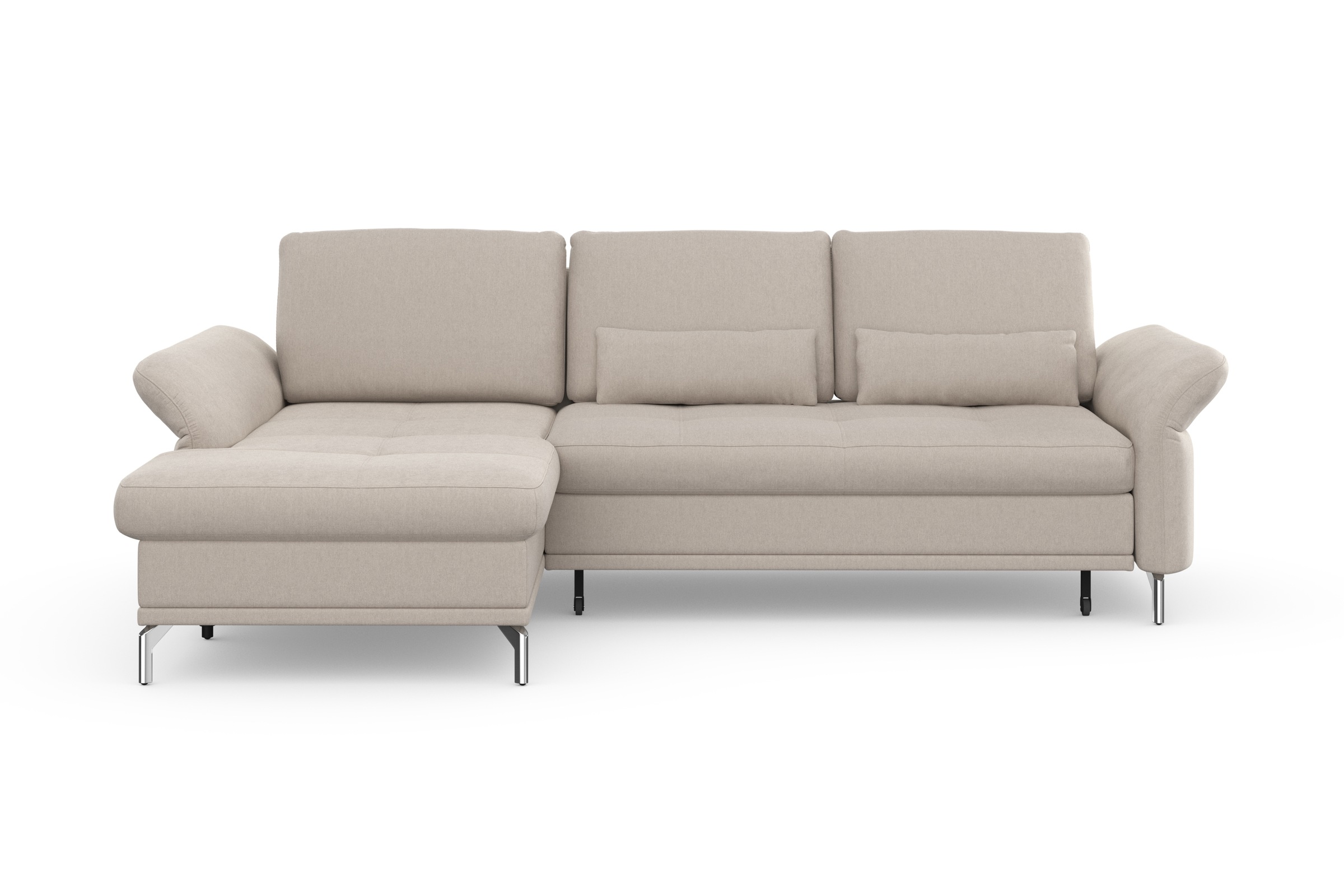 Home affaire Ecksofa "Palm Beach L-Form" Federkern, mit Sitztiefenverstellu günstig online kaufen