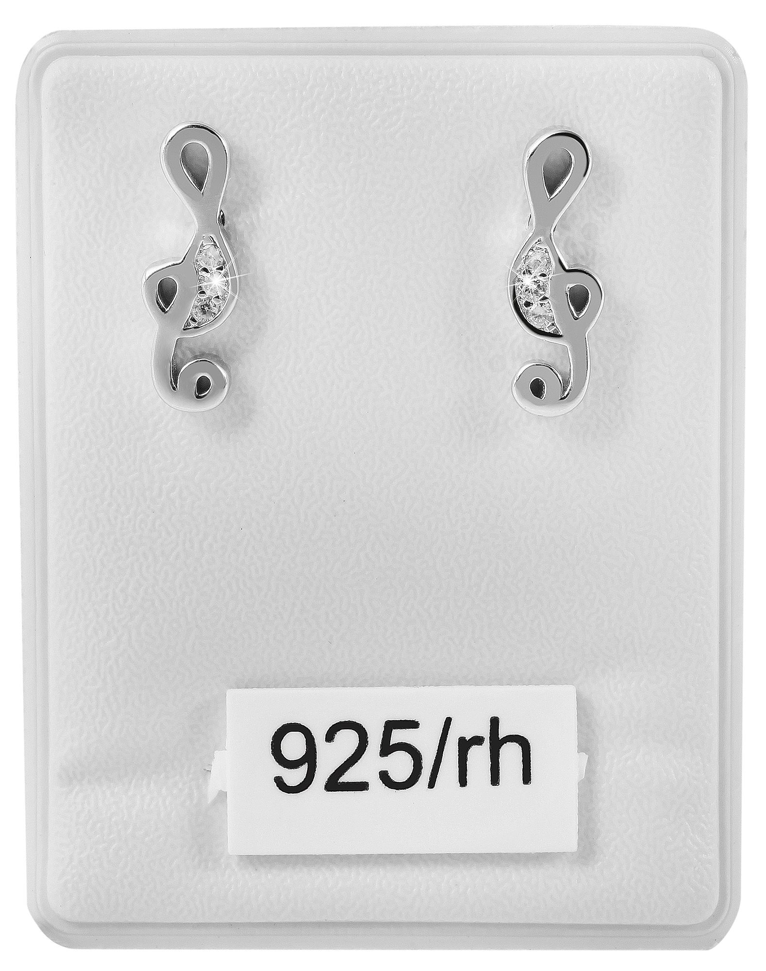 Adelia´s Paar Ohrhänger "Damen Ohrringe – Ohrstecker aus 925 Silber mit Zir günstig online kaufen