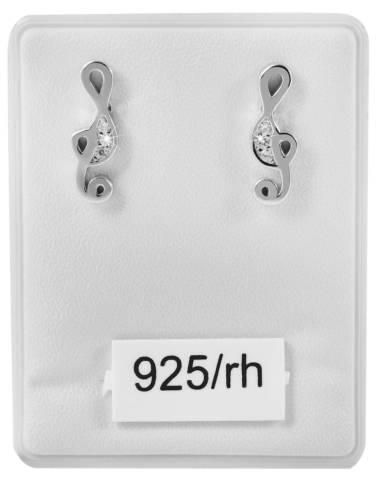 Adelia´s Paar Ohrhänger "Ohrringe – Ohrstecker aus 925 Silber mit Zirkonia" Perfekt als Geschenk zum einen besonderen Tag
