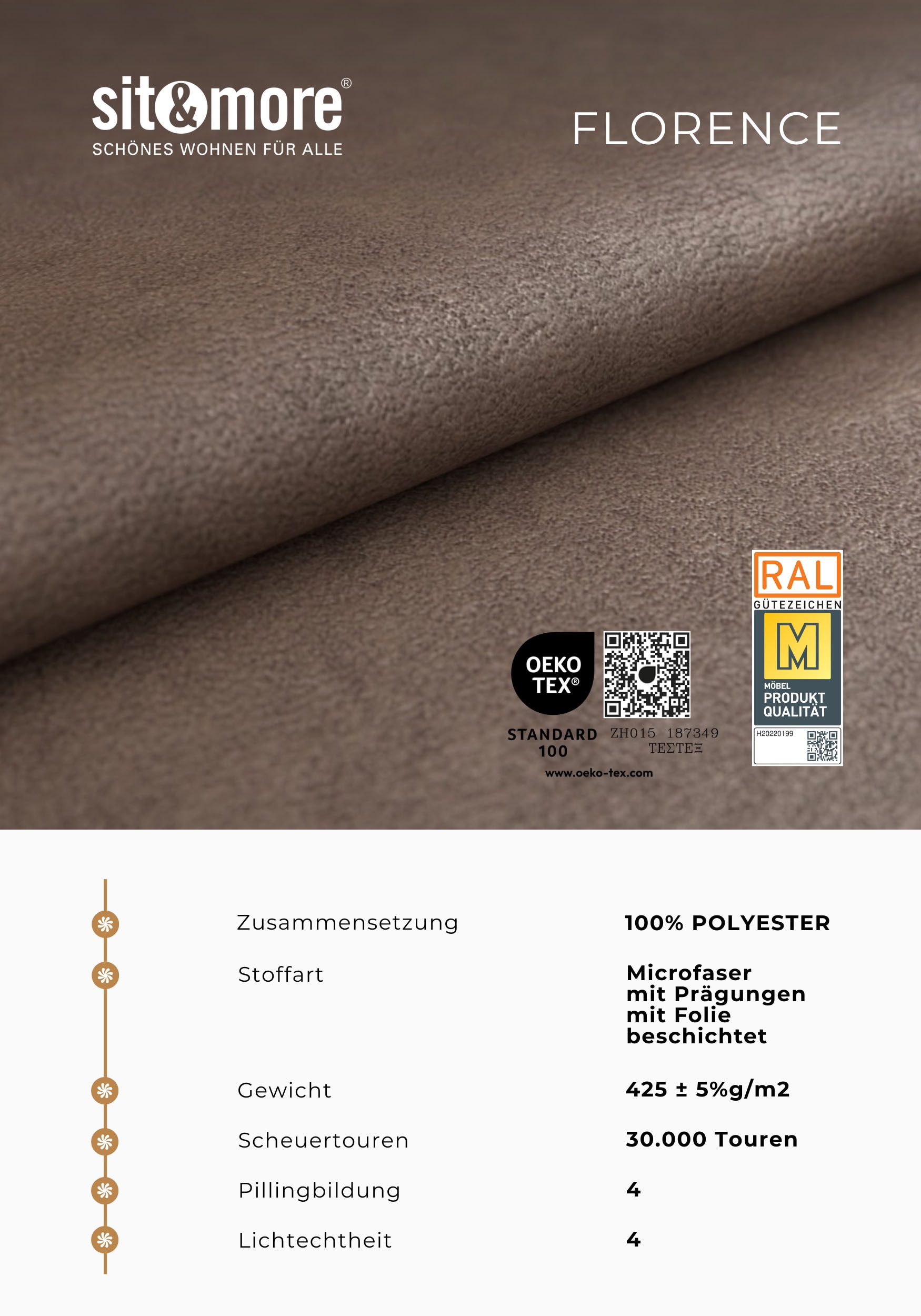 Home affaire Polsterhocker »Palmera, B: 58 cm« mit Stauraum, Federkern