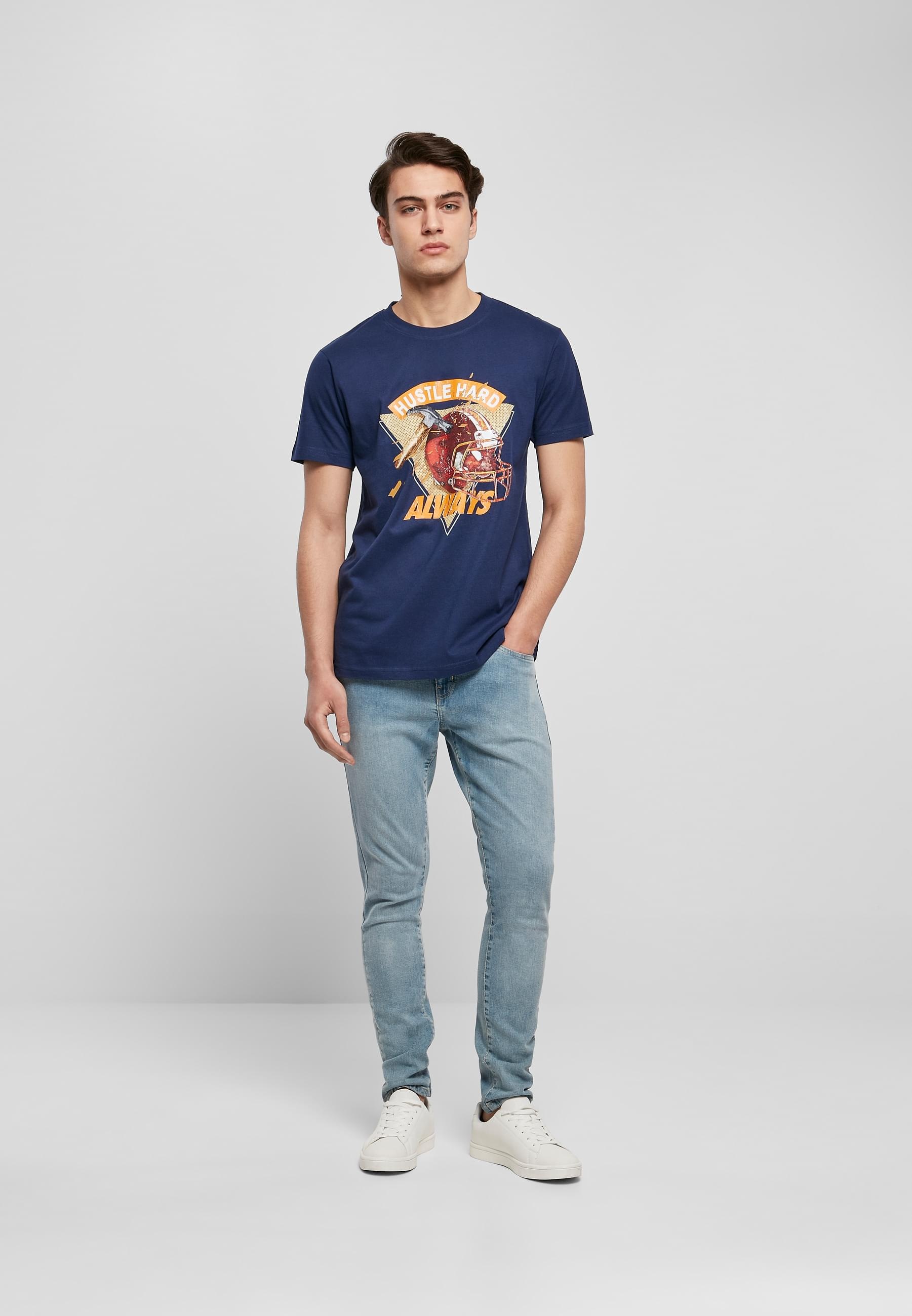 MisterTee Kurzarmshirt »MisterTee Herren Hustle Hard Always Tee«, (1 tlg.)