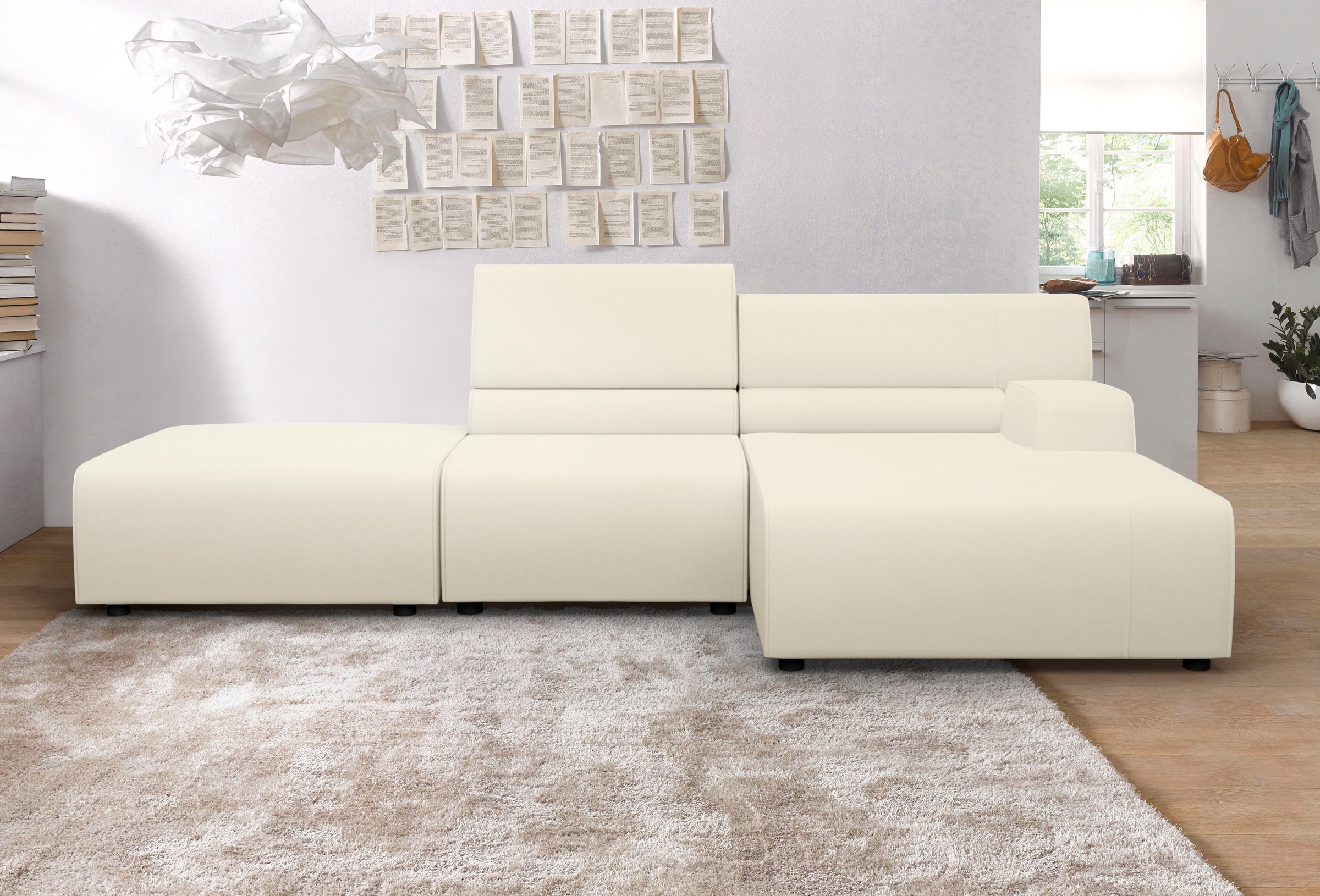 Egoitaliano Ecksofa "Babouche, Designsofa mit außergewöhnlichem Sitzkomfort günstig online kaufen