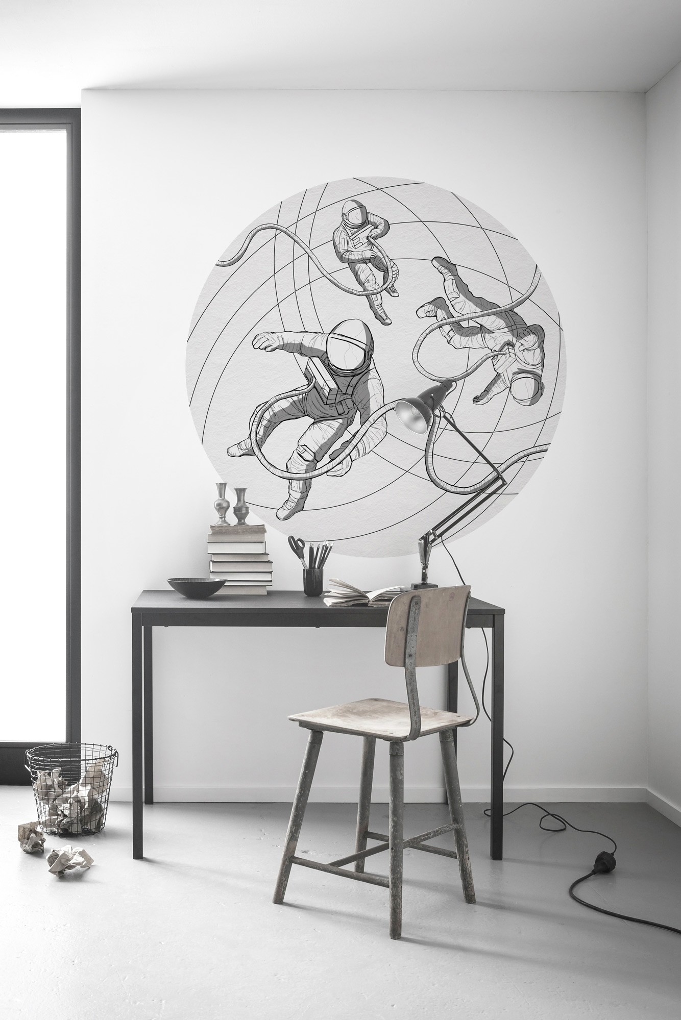 Komar Fototapete »Vlies selbstklebend - Weltraum - Größe 125 x 125 cm«, bedruckt, Wohnzimmer, Schlafzimmer