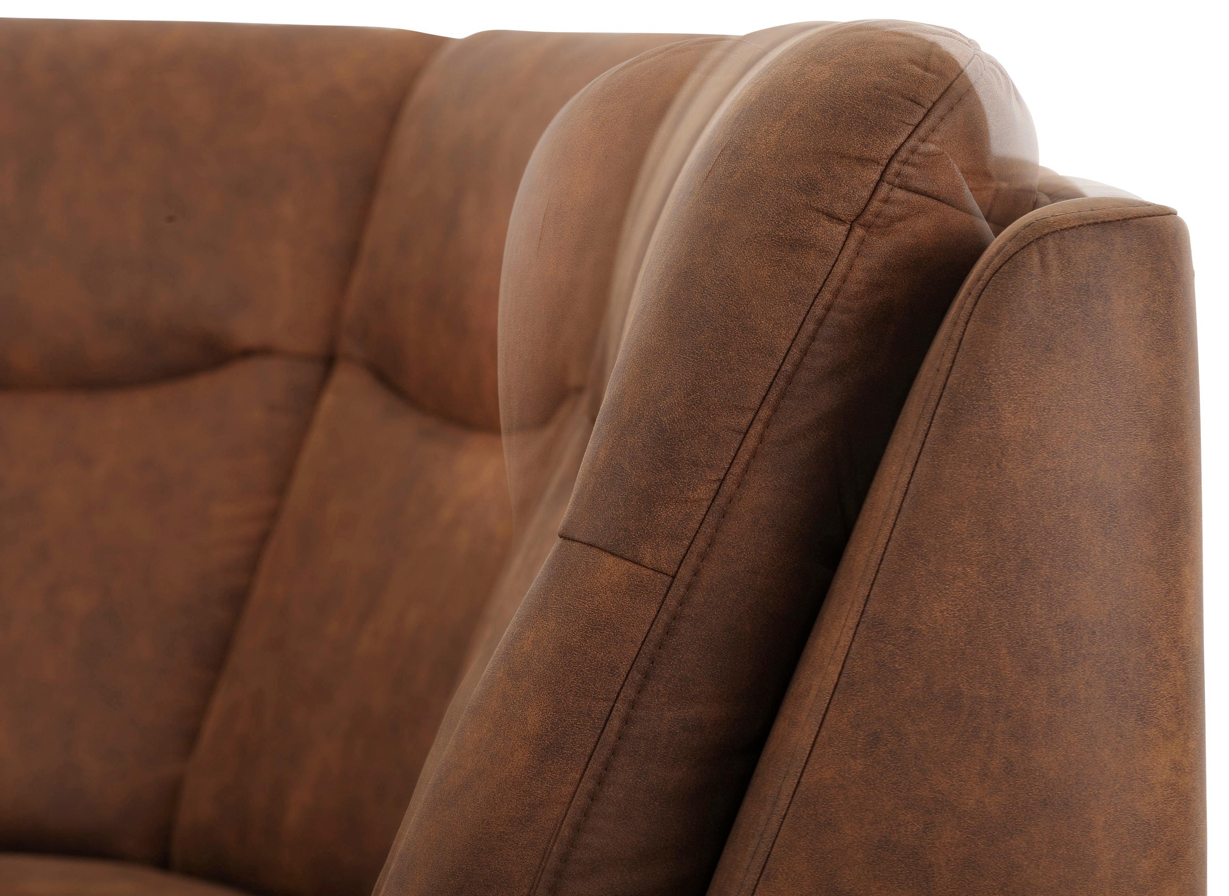 Home affaire Ecksofa »Boccaccio L-Form«, mit Federkern, incl. Kopfteilverstellung, wahlweise Bettfunktion