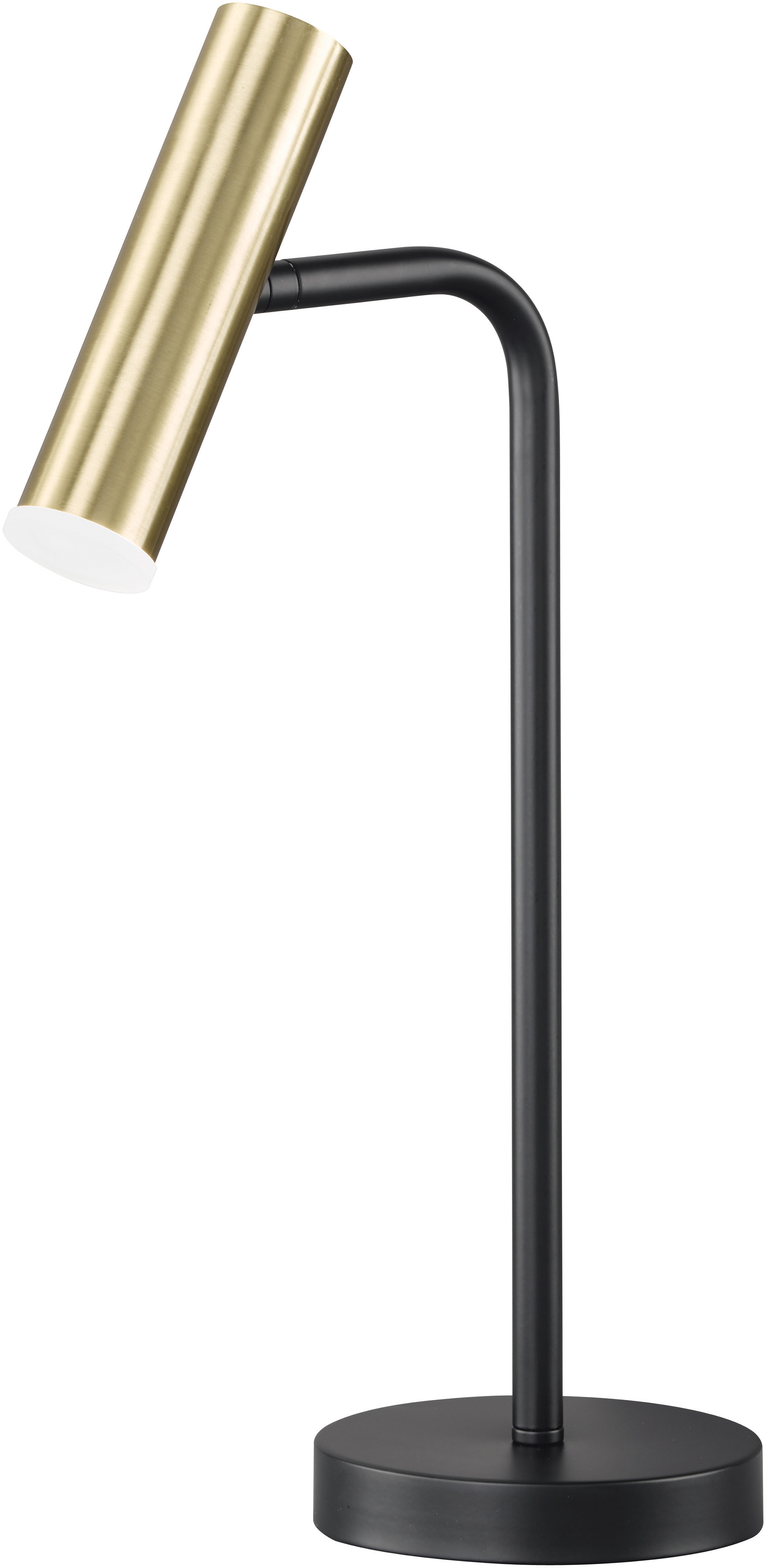 näve LED Klemmtischleuchte »Norca«, 1 flammig-flammig, Effizienzklasse G, An /Aus-Schalter, Material: Metall,Farbe: weiß/chrom | BAUR