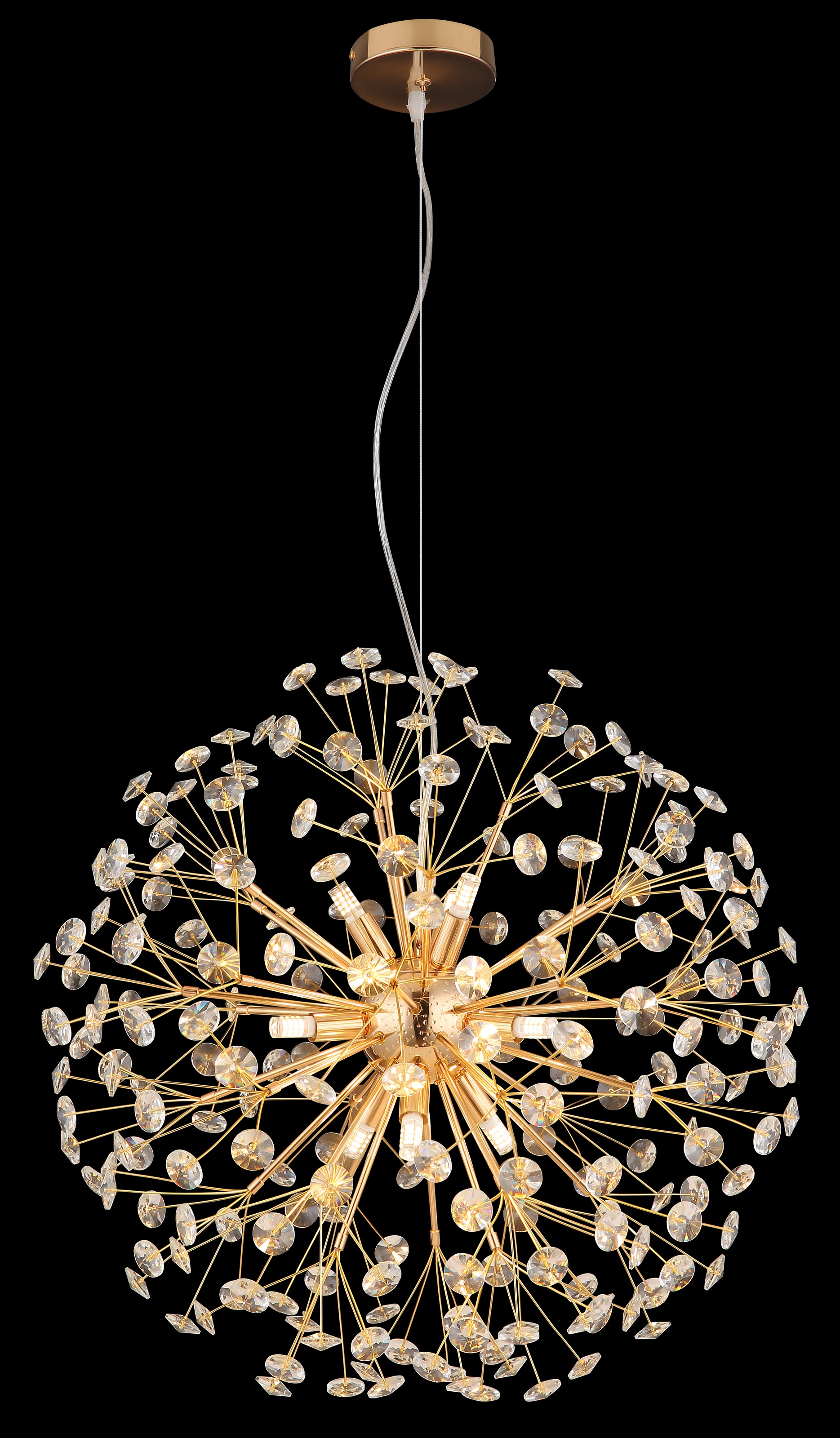 GLOBO LIGHTING Hängeleuchte »KATRINA« G9 1 Stk. Warmweiß Luster Hängelampe Esszimmer Esstisch-Lampe elegant