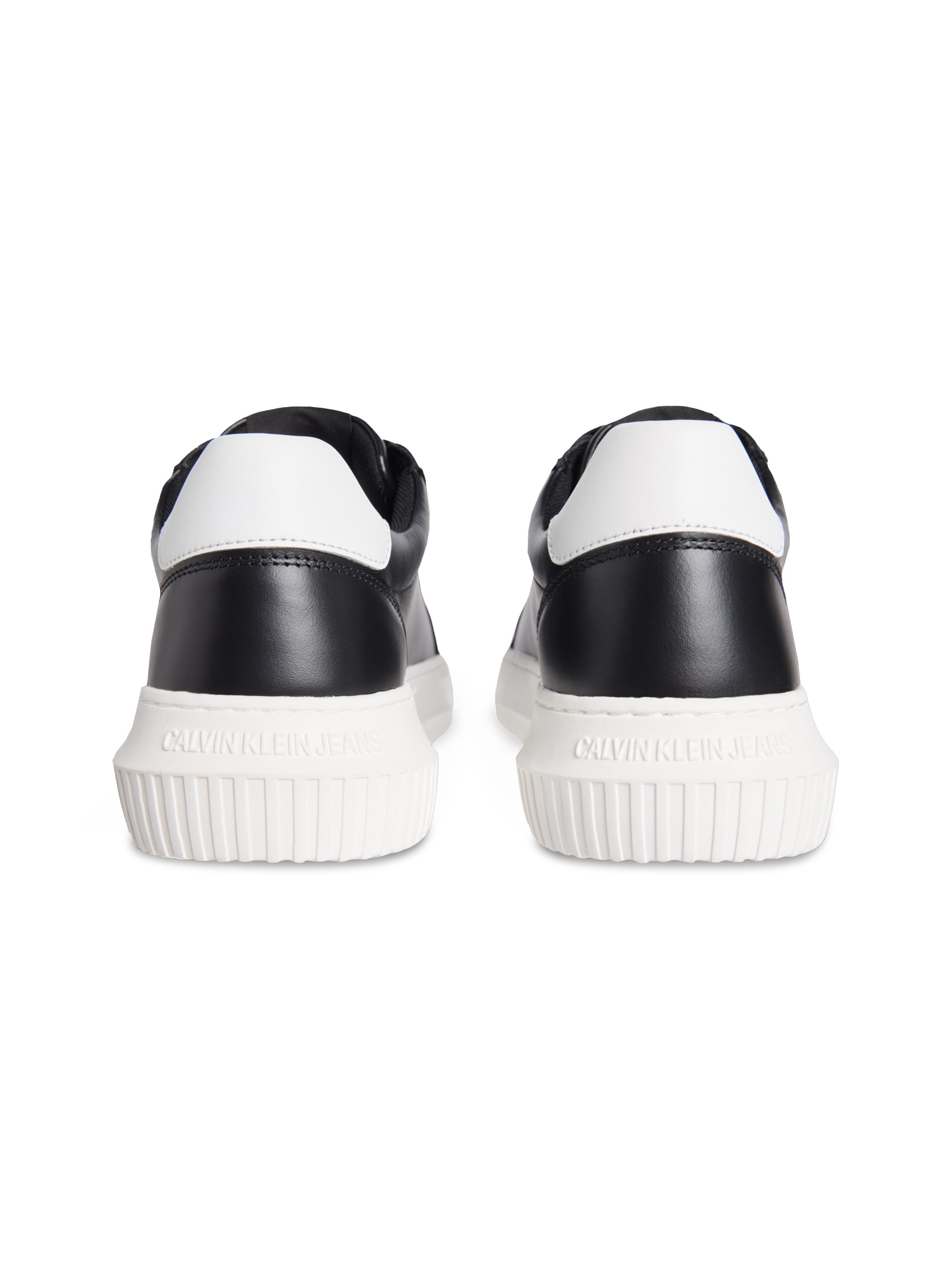 Calvin Klein Jeans Sneaker »CHUNKY CUPSOLE MONO LTH«, Schnürschuh, Halbschuh, Freizeitsneaker mit seitlichem Logo