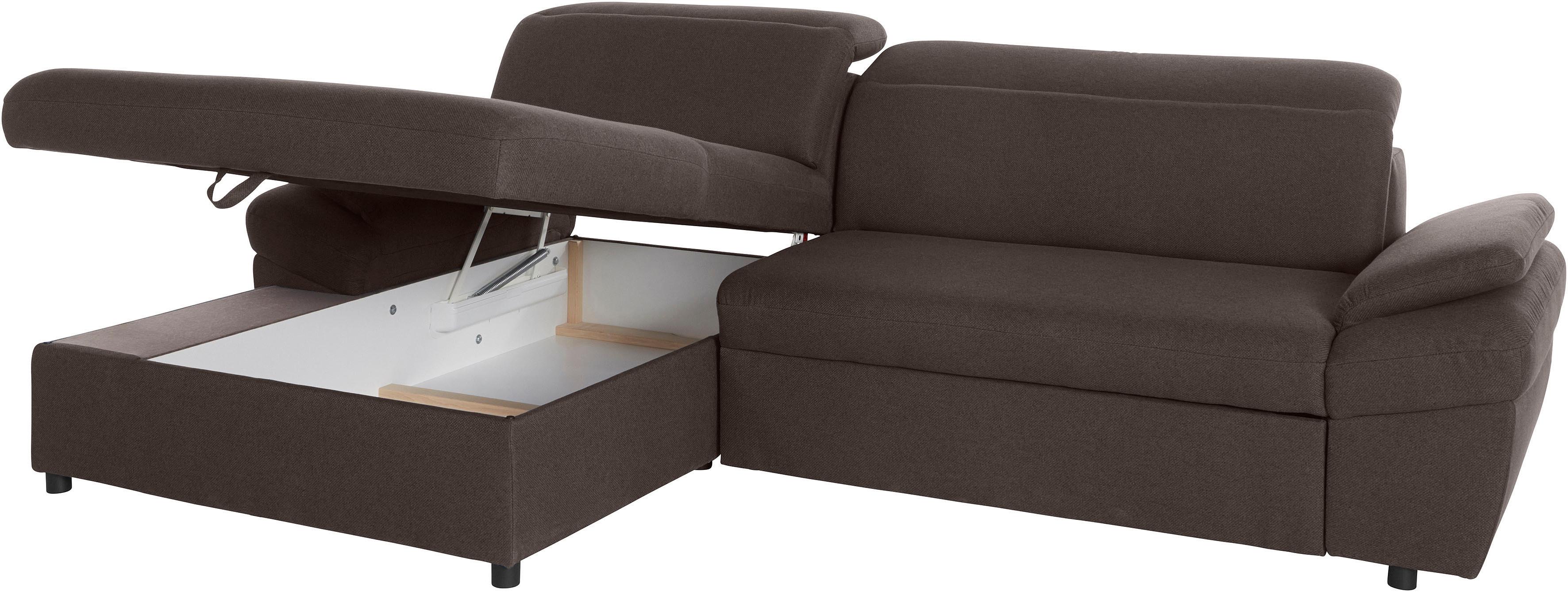 Thumbnail - exxpo - sofa fashion Ecksofa "Kyoto, inkl. Kopfteil- und Armteilverstellung, hoher Sitzkomfort" wahlweise mit Bettfunkti...