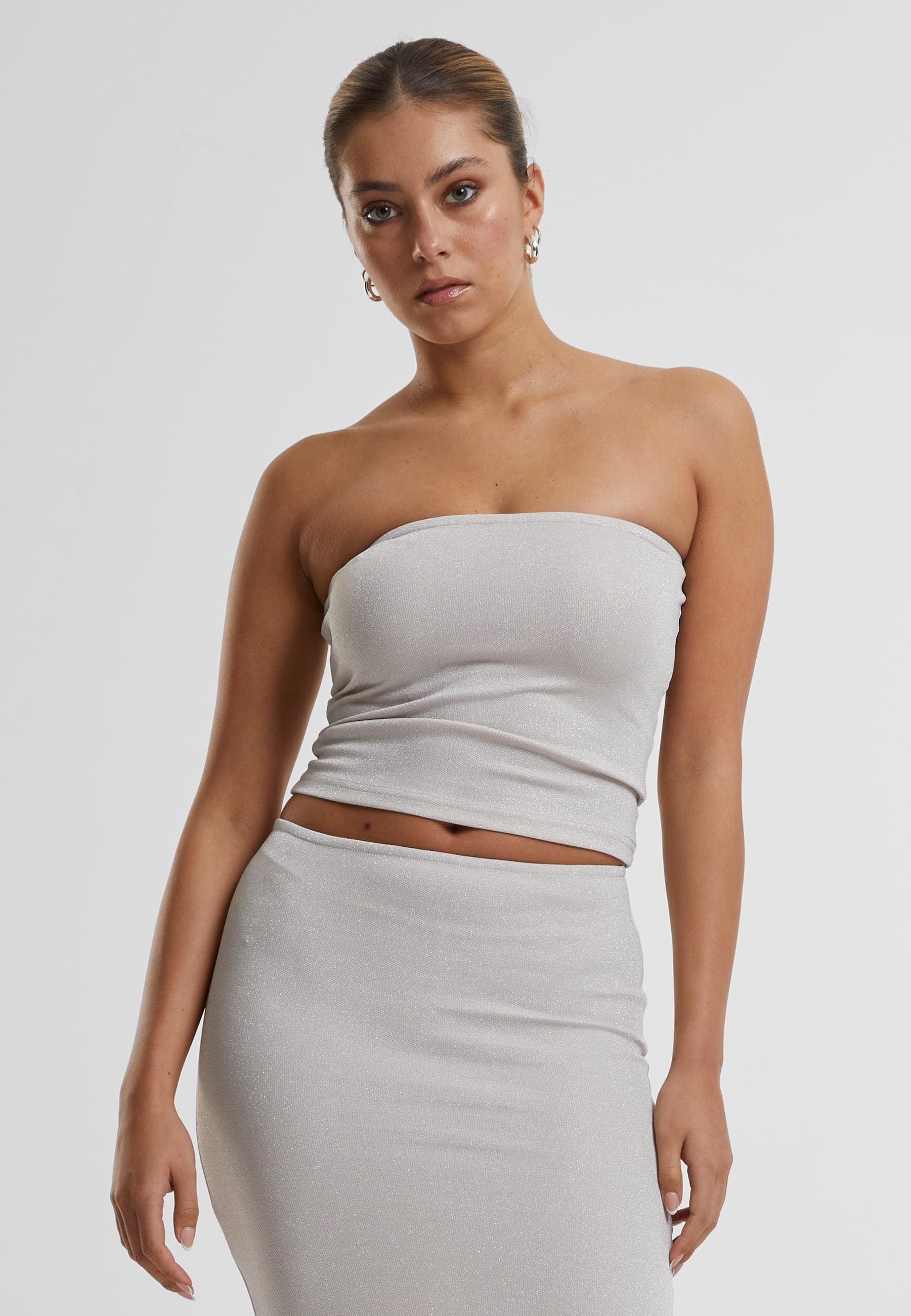 URBAN CLASSICS Bügelloser BH »Urban Classics Ladies Glitter Bandeau«