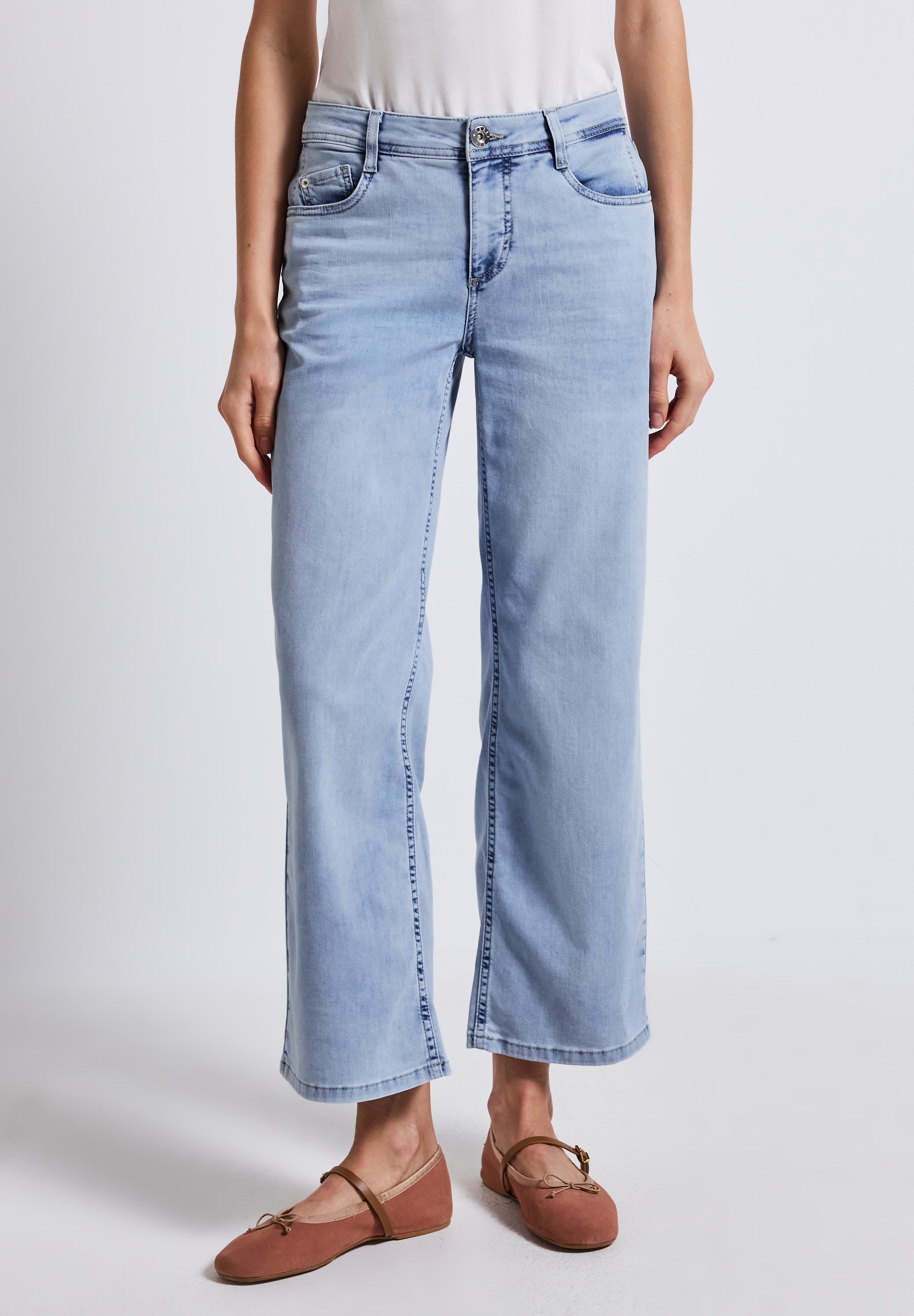 STREET ONE Comfort-fit-Jeans, Middle Waist