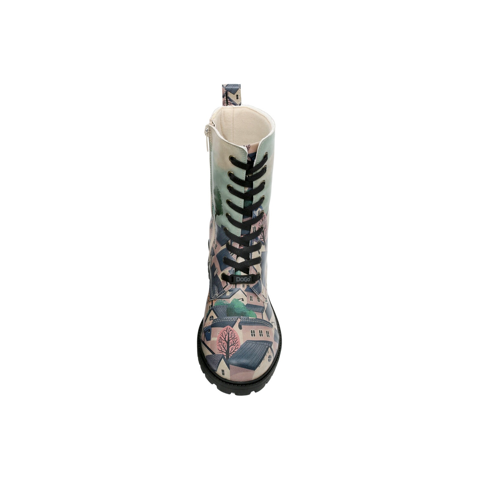 DOGO Schnürboots »Zipsy Buildings Damen Stiefel / Female«, Vegan