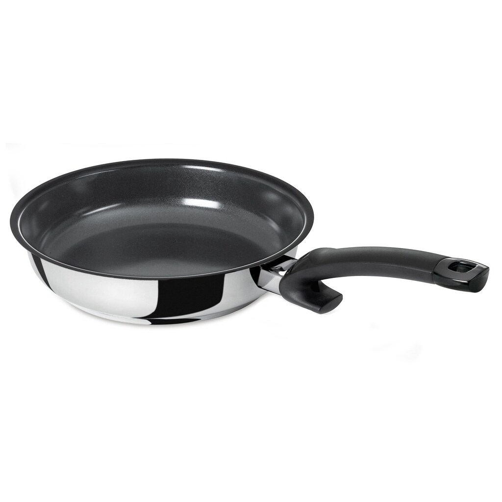 Fissler Bratpfanne »crispy ceramic comfort«, Edelstahl 18/10, (1 tlg.), Induktion