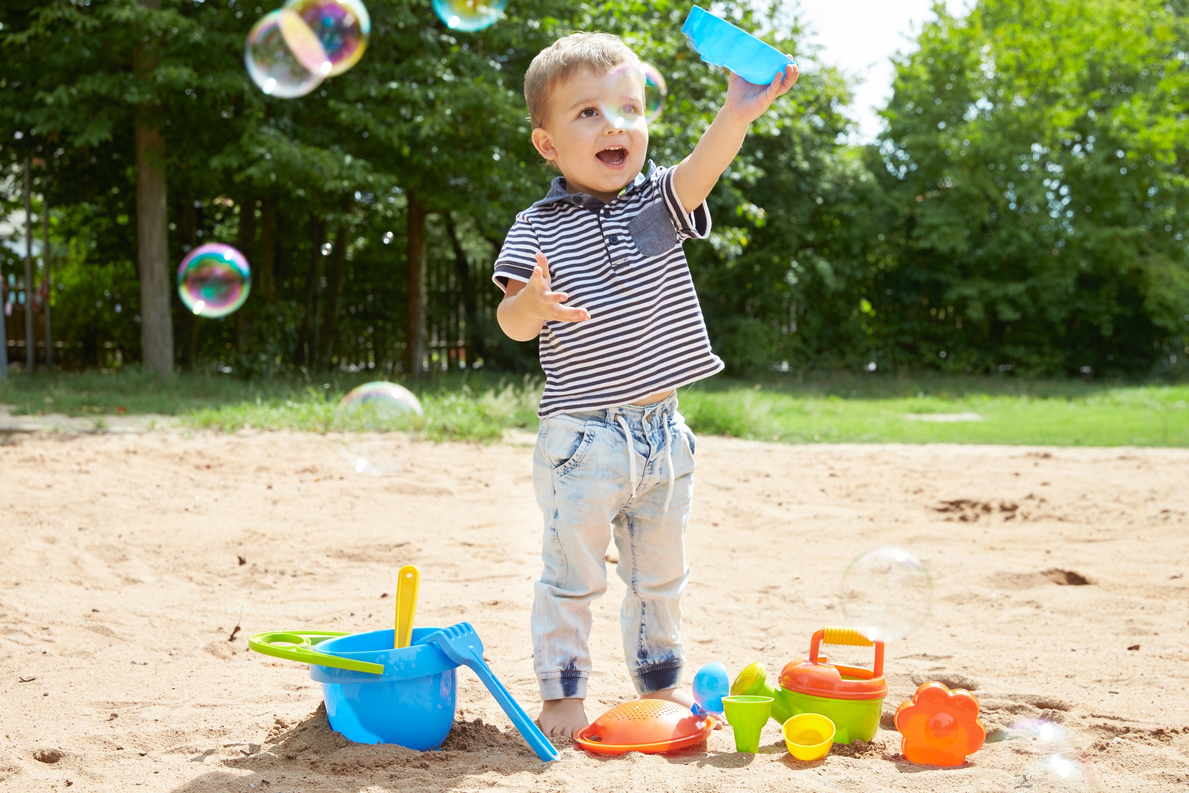 Lena® Sandform-Set »Sandset bunt, 10-tlg., Beutel°« Made in Europe