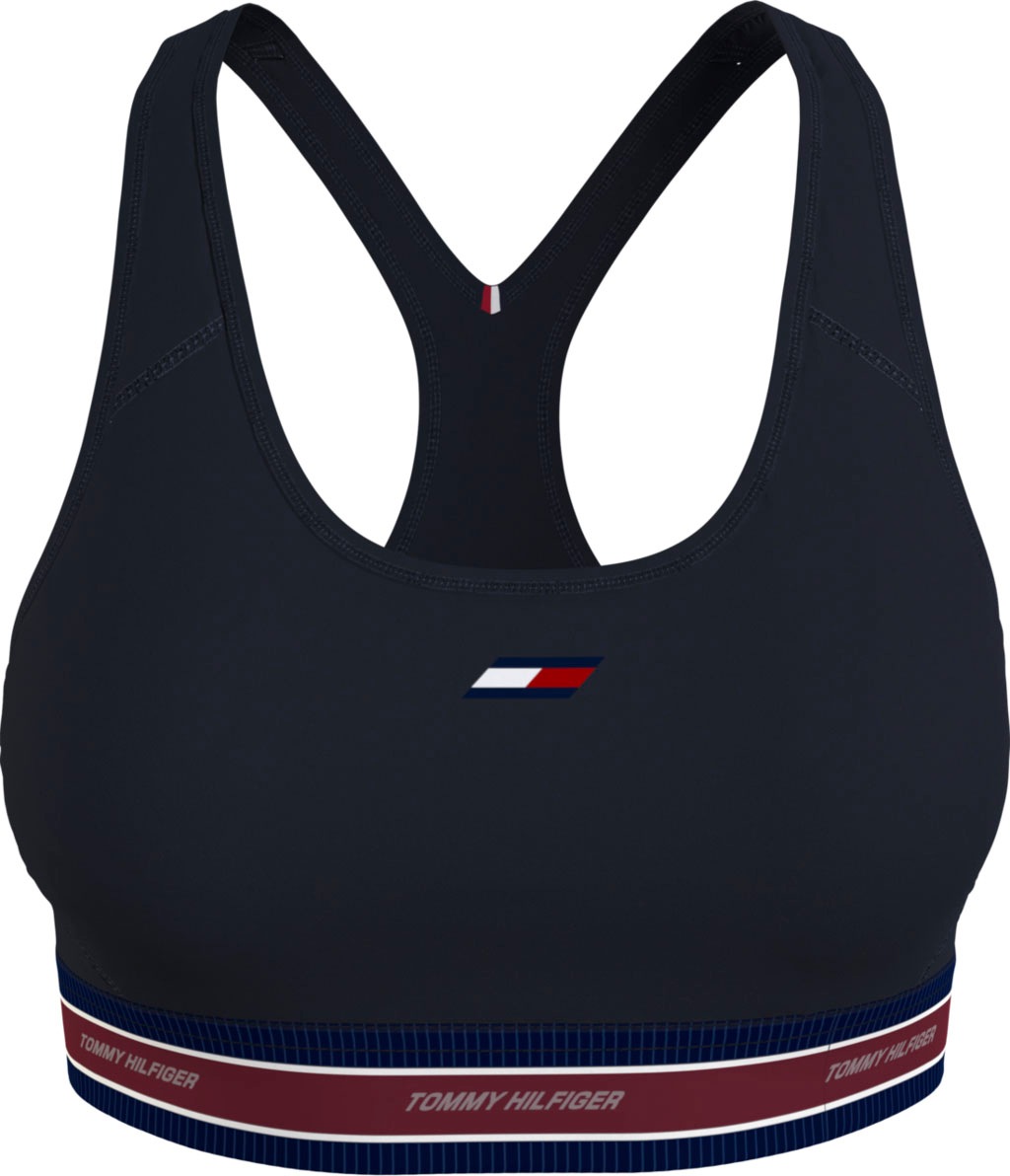 Tommy Hilfiger Sport Sport-Bustier »MID INTENSITY SEASONAL TAPE BRA«, mit TH-Logo auf... kaufen