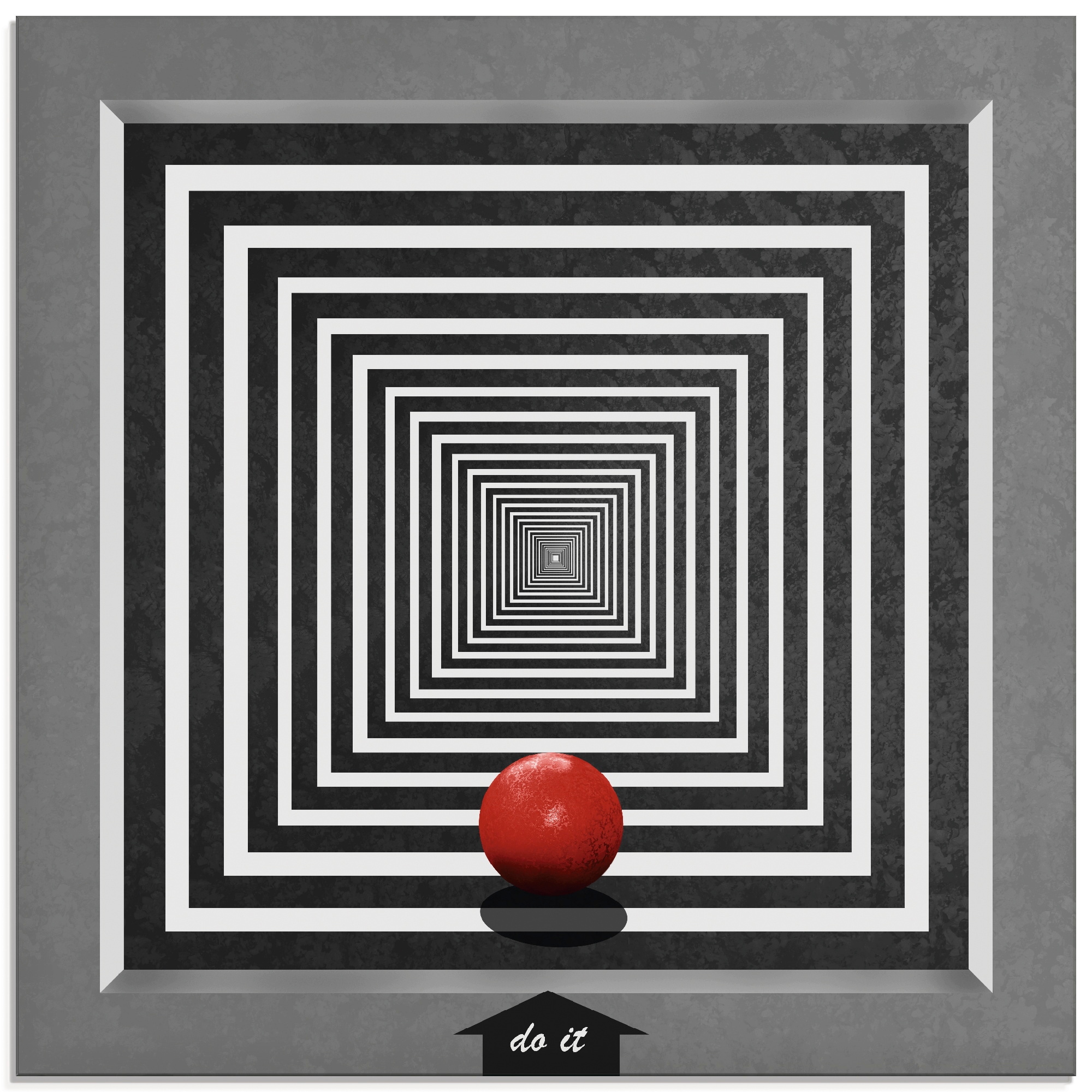 Artland "Mach es" Muster 1 Stk. tlg. in verschiedenen Größen günstig online kaufen