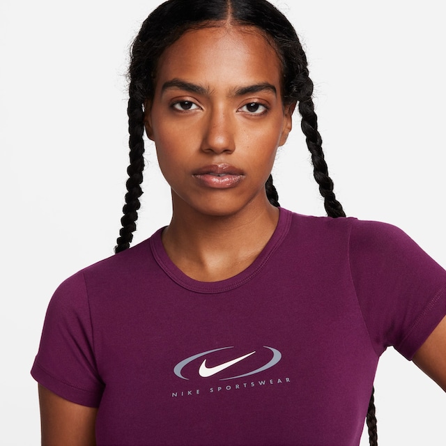 Nike Sportswear T-Shirt »W NSW BBY TEE SWSH« kaufen | BAUR