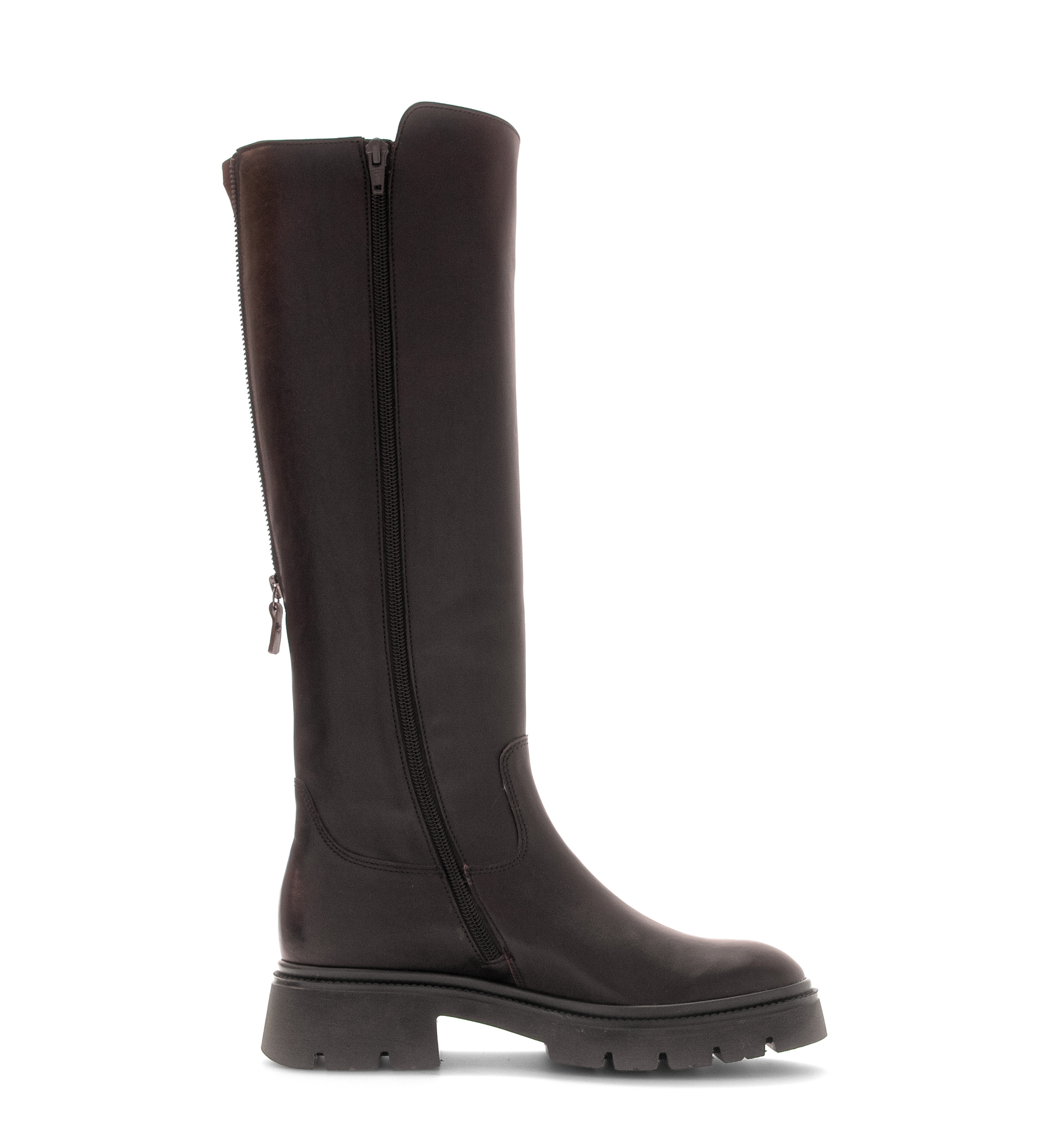 Gabor Stiefel  Blockabsatz, Langschaftstiefel mit Innenreißverschluss