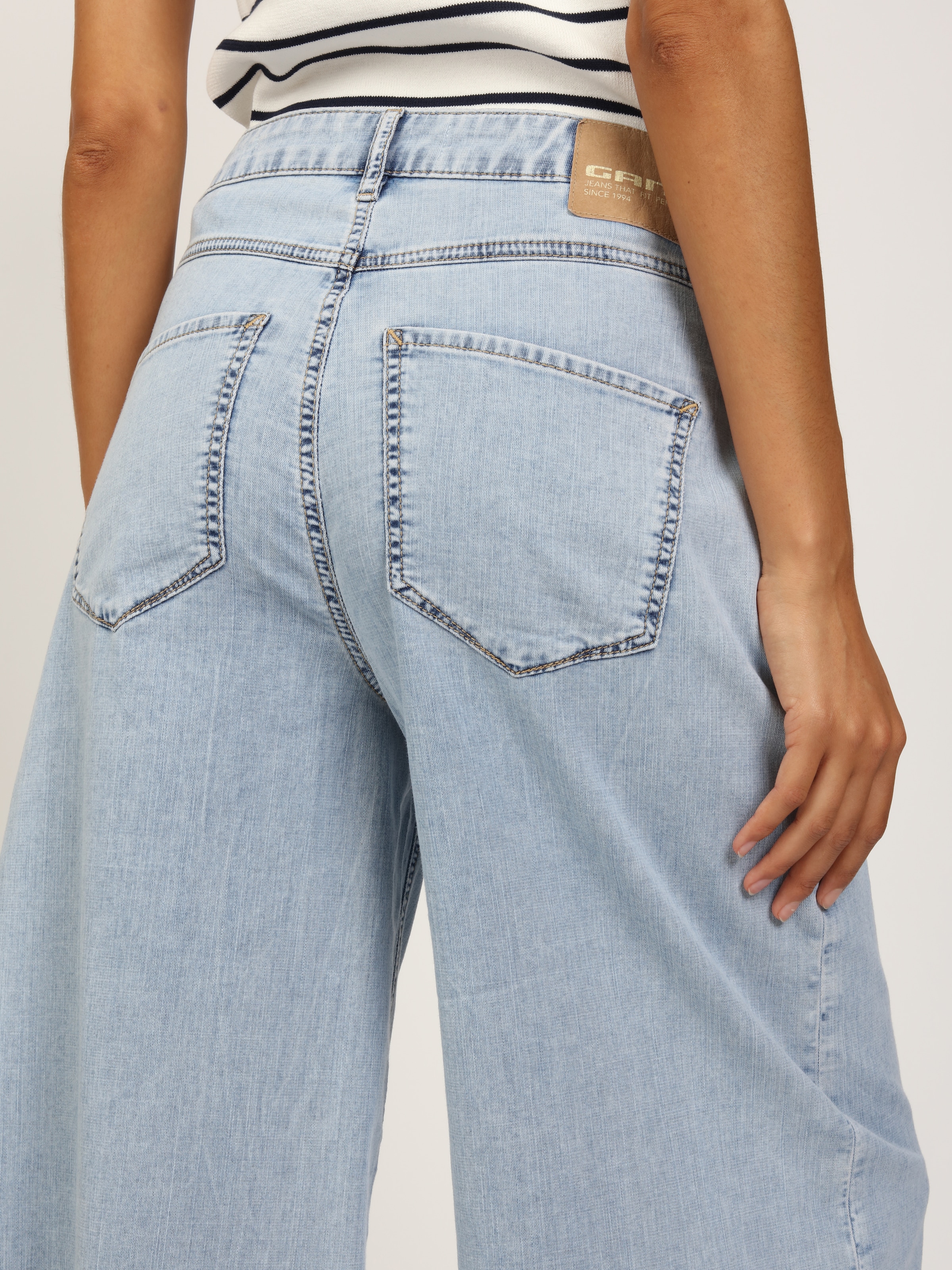 GANG 7/8-Jeans »94WANDA CULOTTE« Light Denim im Wide Fit
