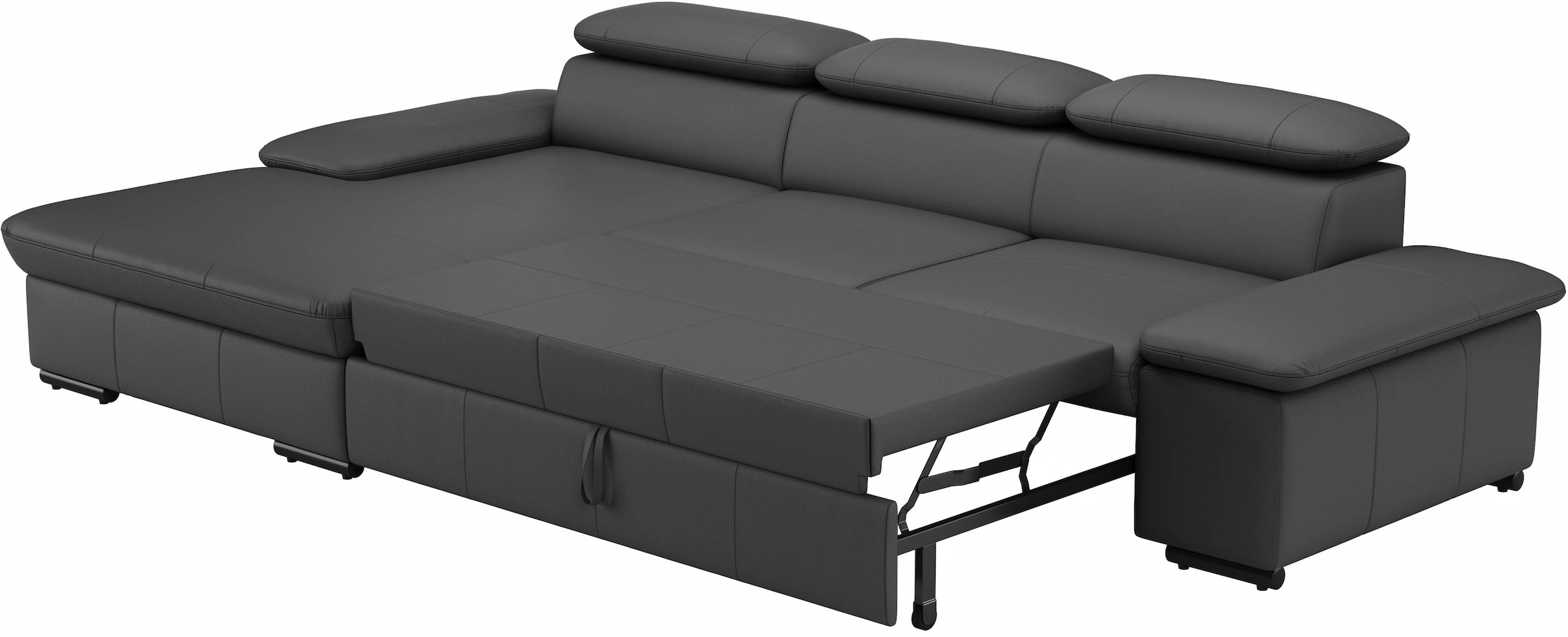 sit&more Ecksofa »Alcudia L-Form«, wahlweise mit Bettfunktion