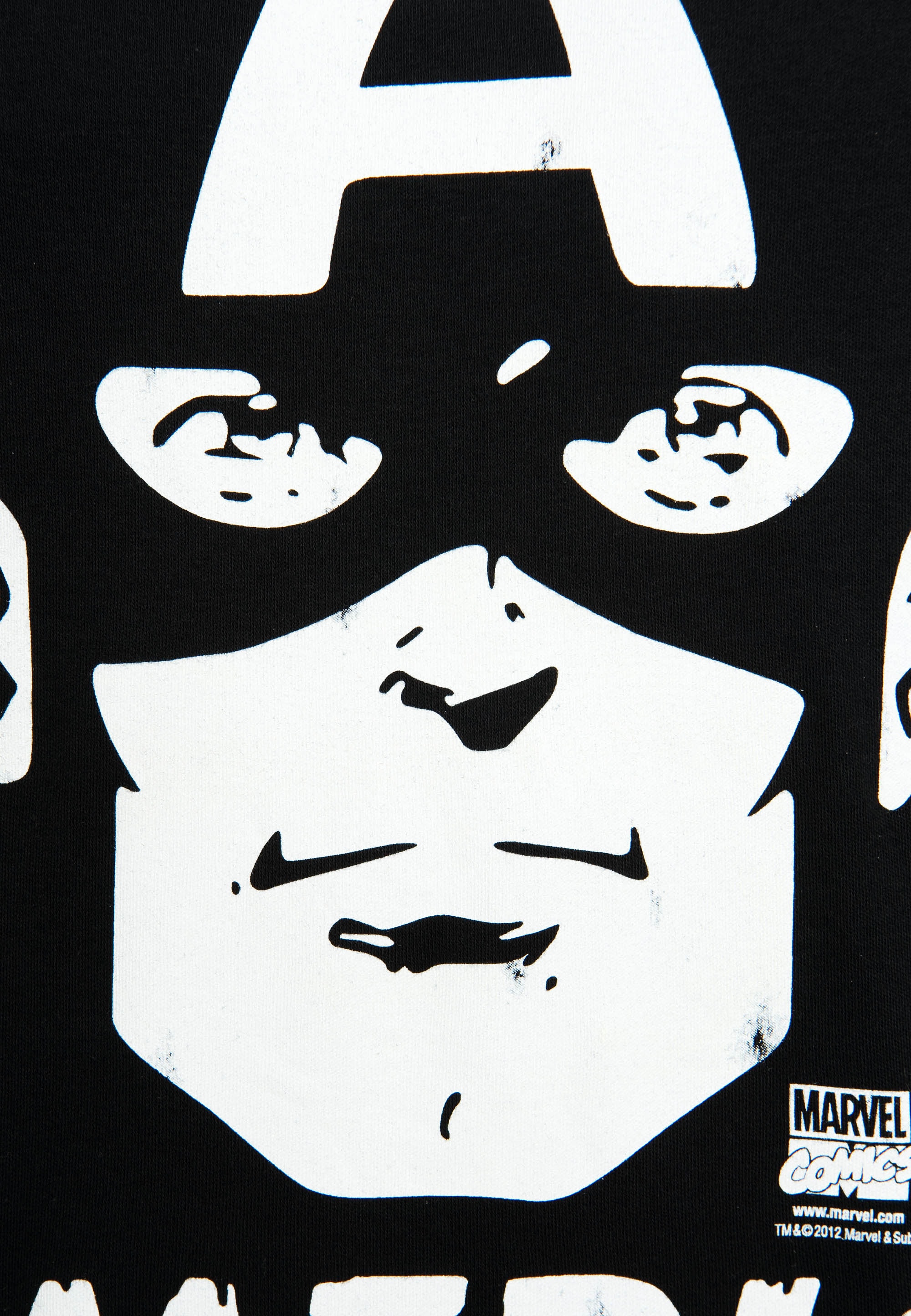 LOGOSHIRT T-Shirt »Captain America - Portrait«, mit Captain America-Print