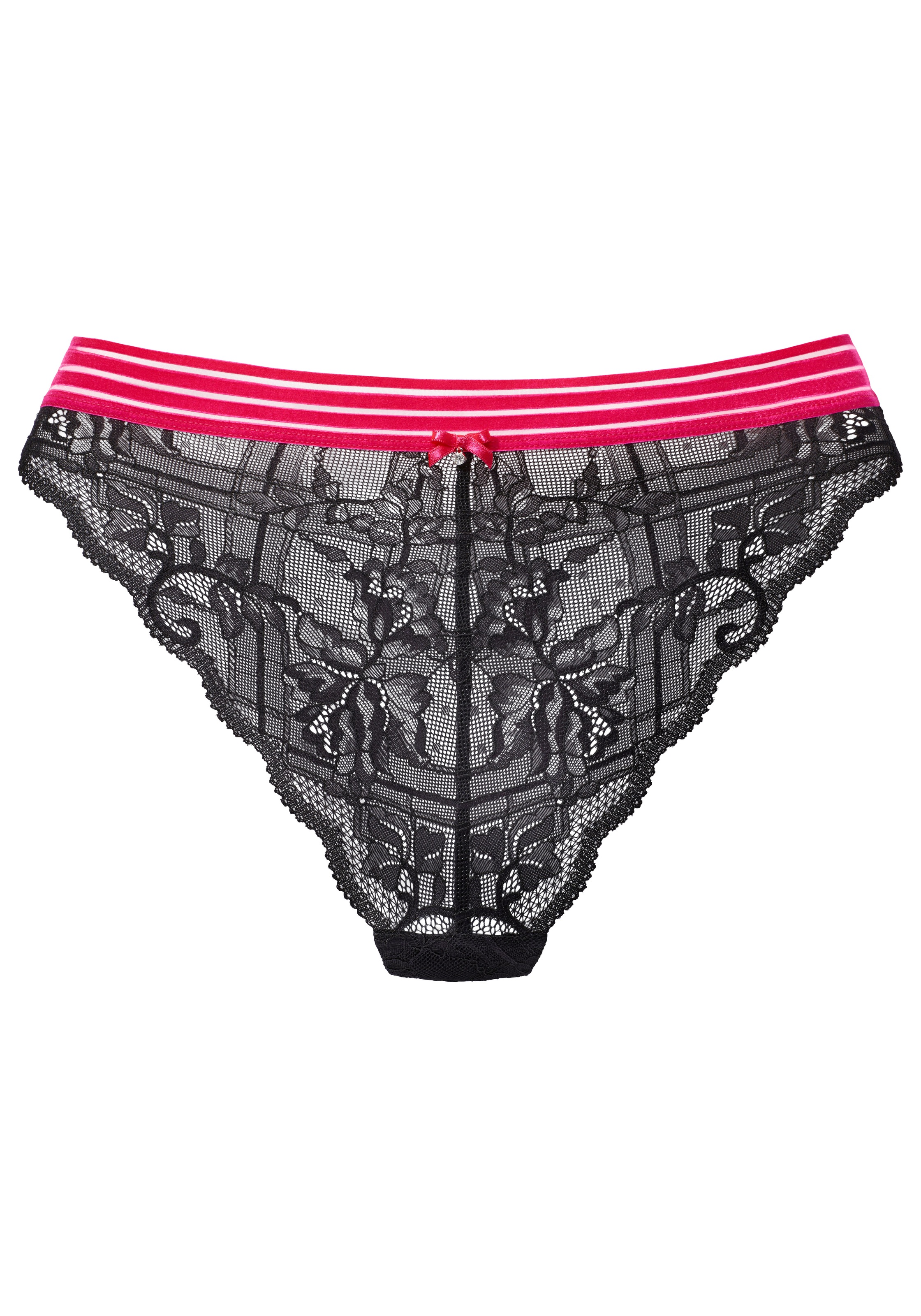 Vivance Tanga, aus elastischer Spitze mit modischen Kontrastfarben günstig online kaufen