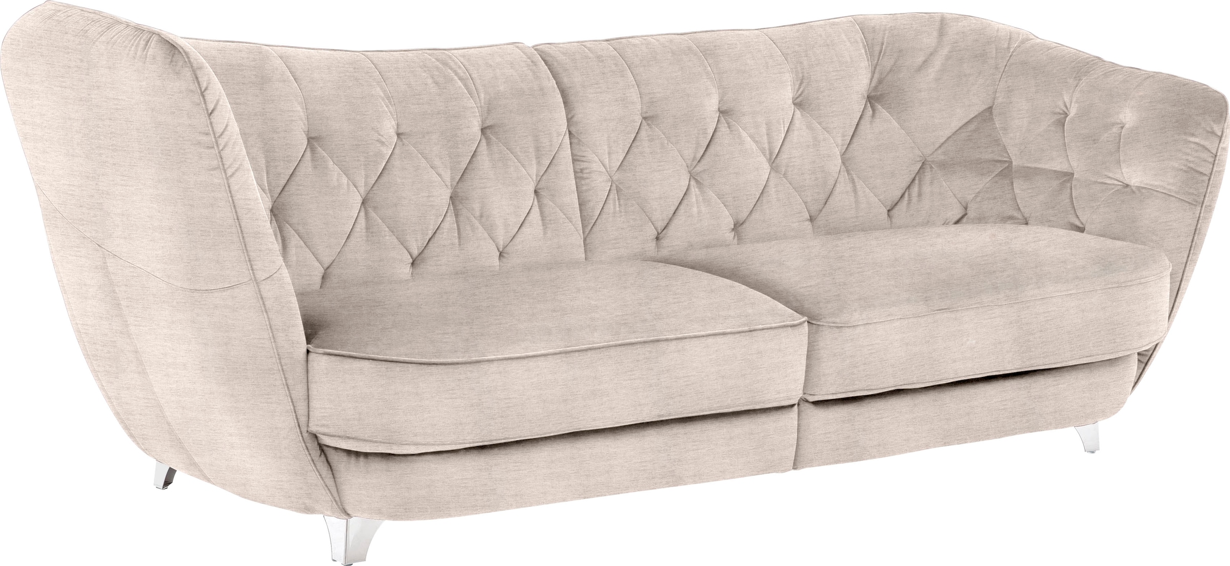 Leonique Big-Sofa "Retro", stylischer Hochlehner günstig online kaufen