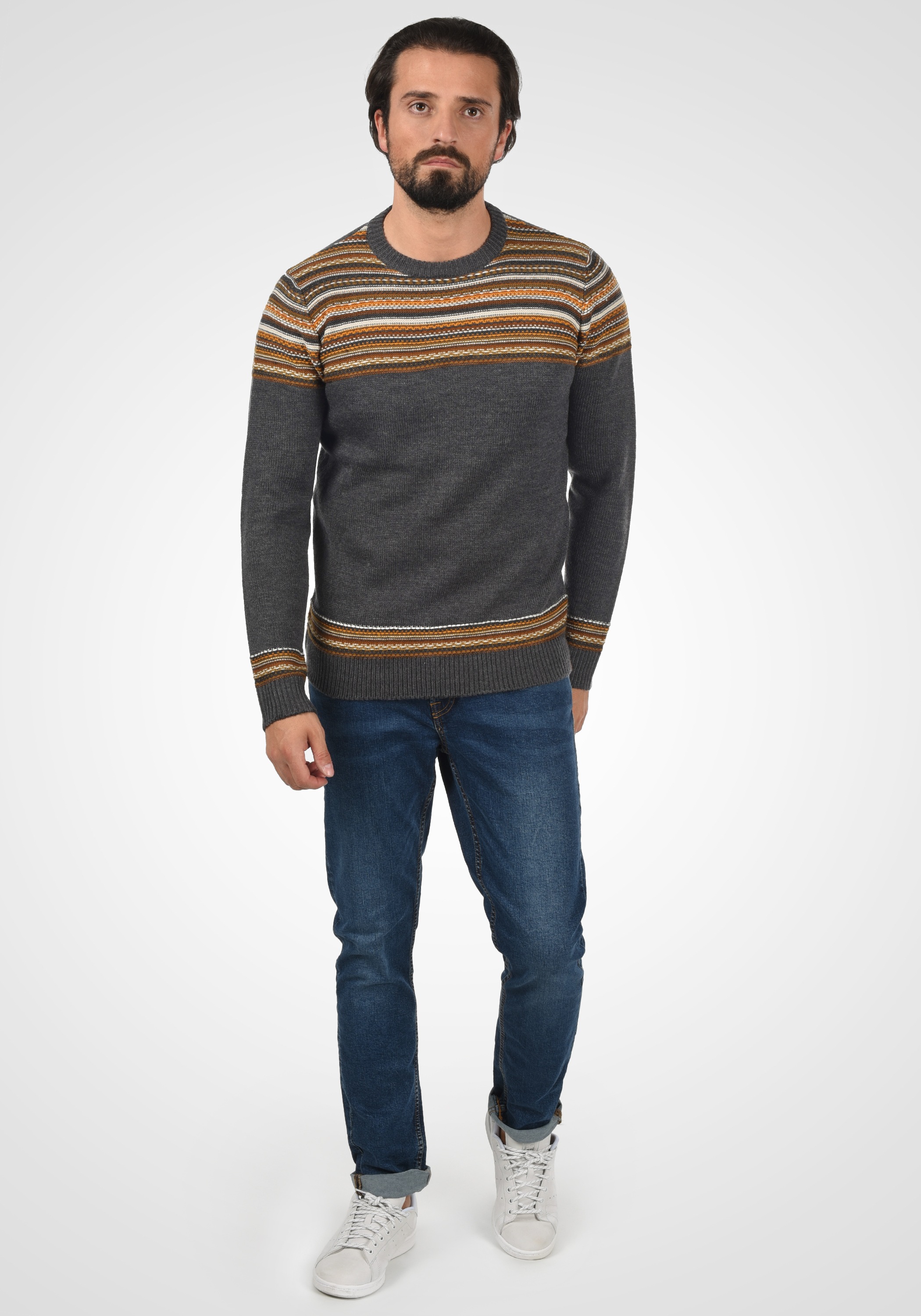 Indicode Strickfleece-Pullover »Strickpullover IDLurdes«