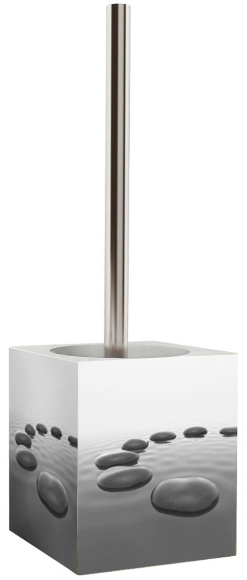 Sanilo Badaccessoire-Set »Black Stones« bestehend aus WC-Sitz, Badteppich, Stöpsel, Seifenspender, WC-Bürste