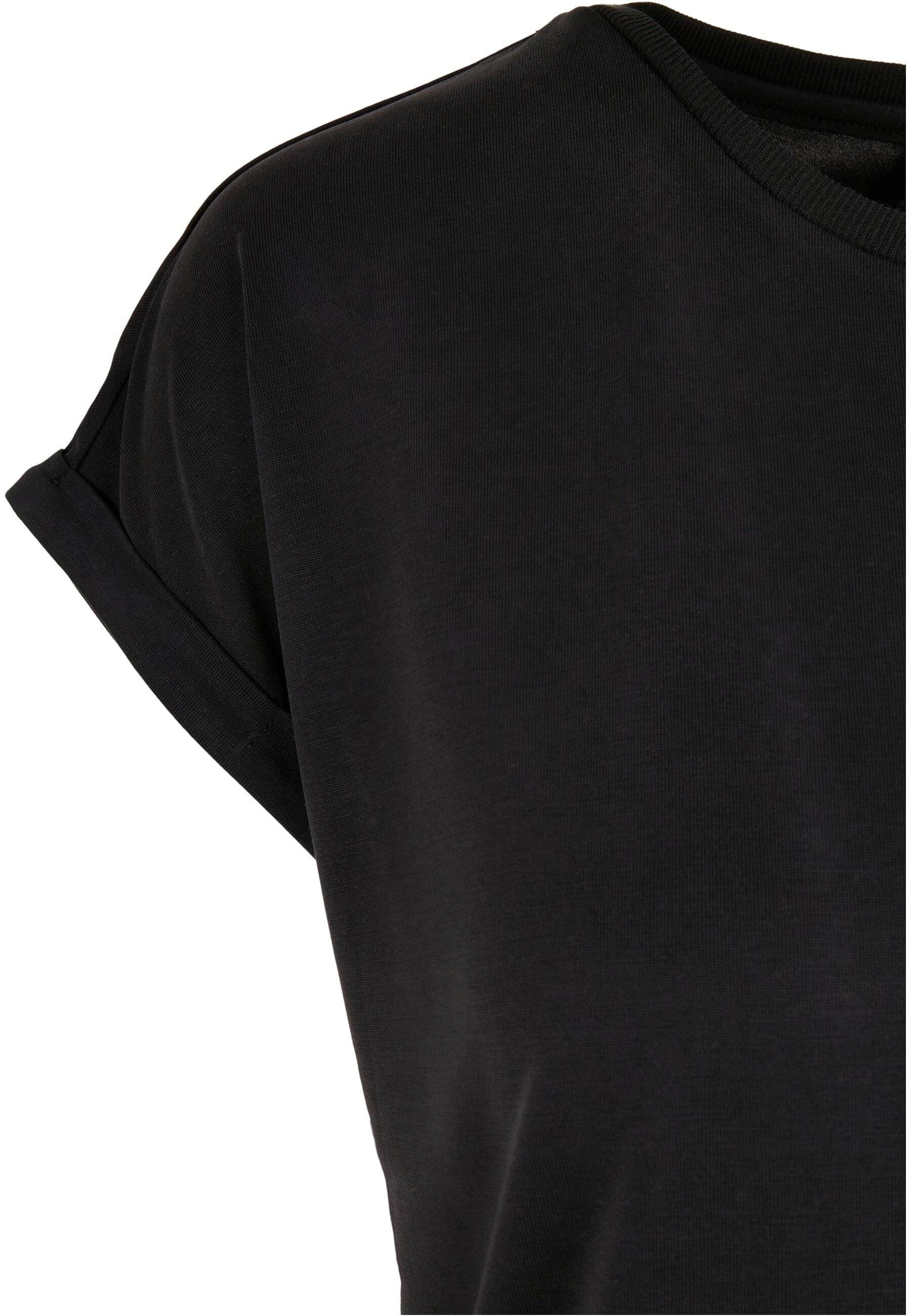 URBAN CLASSICS Kurzarmshirt »Urban Classics Damen Ladies Modal Extended Shoulder Tee«, (1 tlg.)