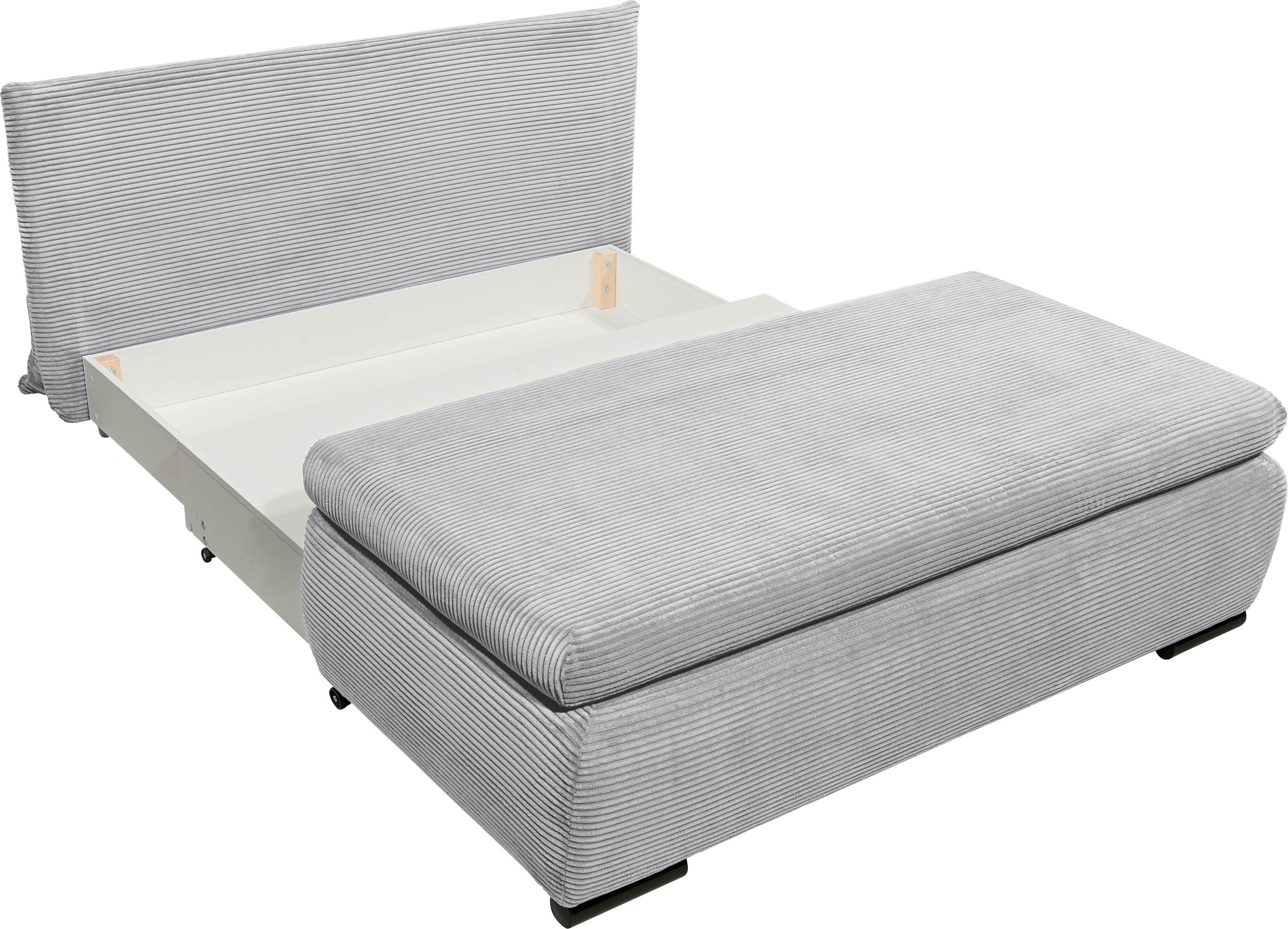 ED EXCITING DESIGN Schlafsofa »Charlie«, Schlafsessel mit Bettkasten & 1 Rückenkissen