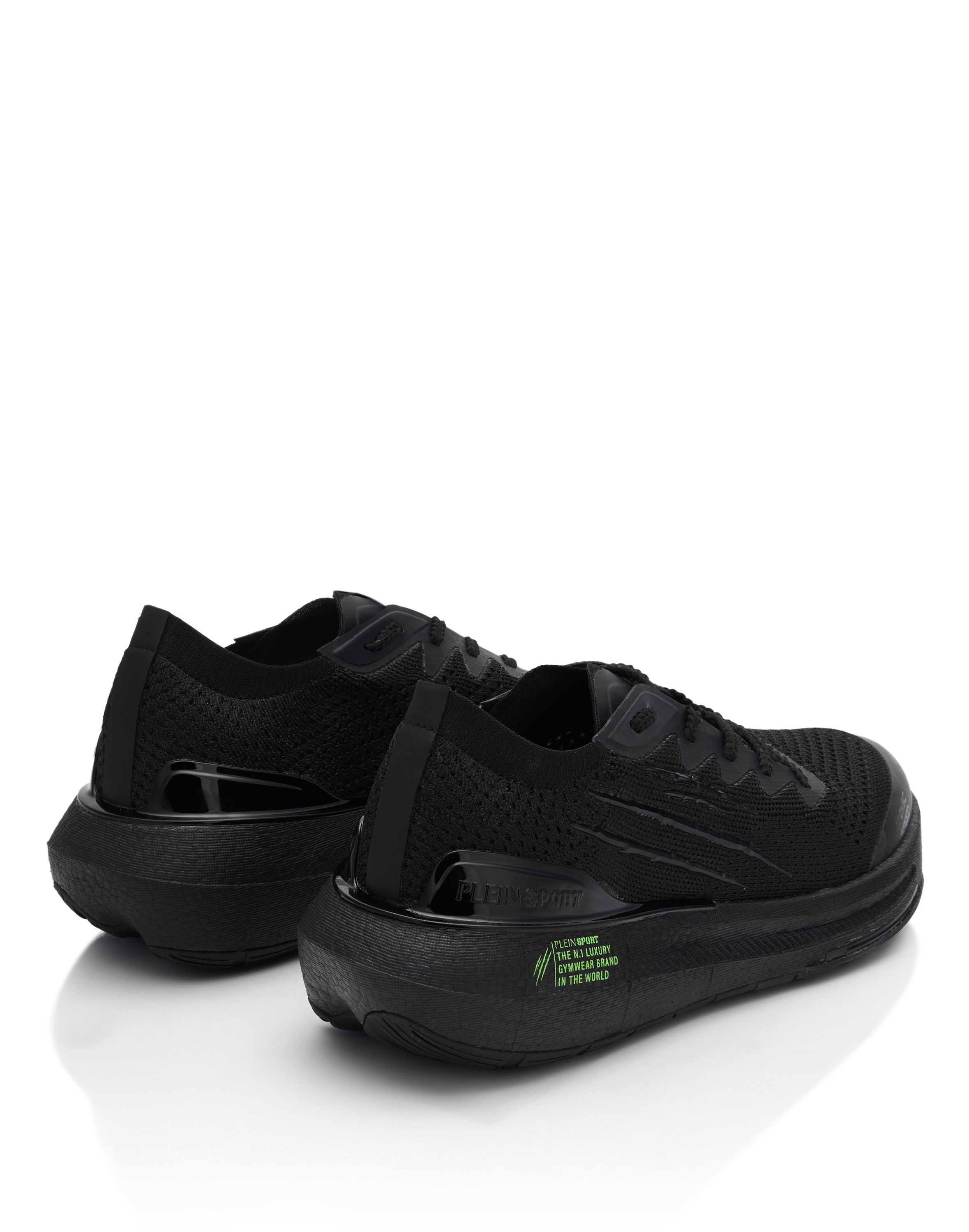 Sneaker PLEIN SPORT "Lo-Top Turnschuhe", Herren, Gr. 48, Normalschaft, 0202, schwarz, schwarz, Schuhe Sneaker 2
