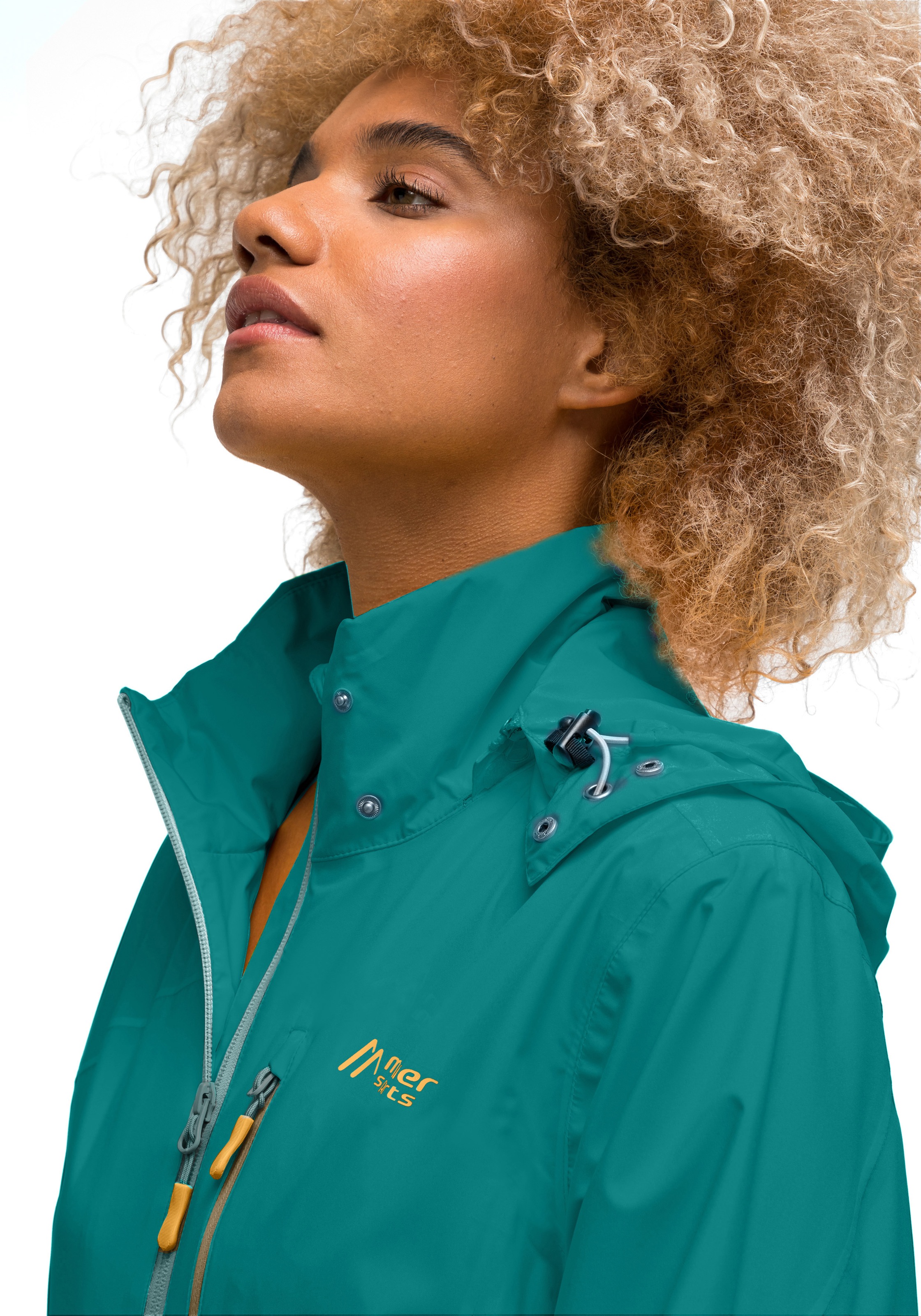 Maier Sports Outdoorjacke »Zonda 2.0 W«, Damen Wanderjacke mit Kapuze, wasserdichte Funktionsjacke