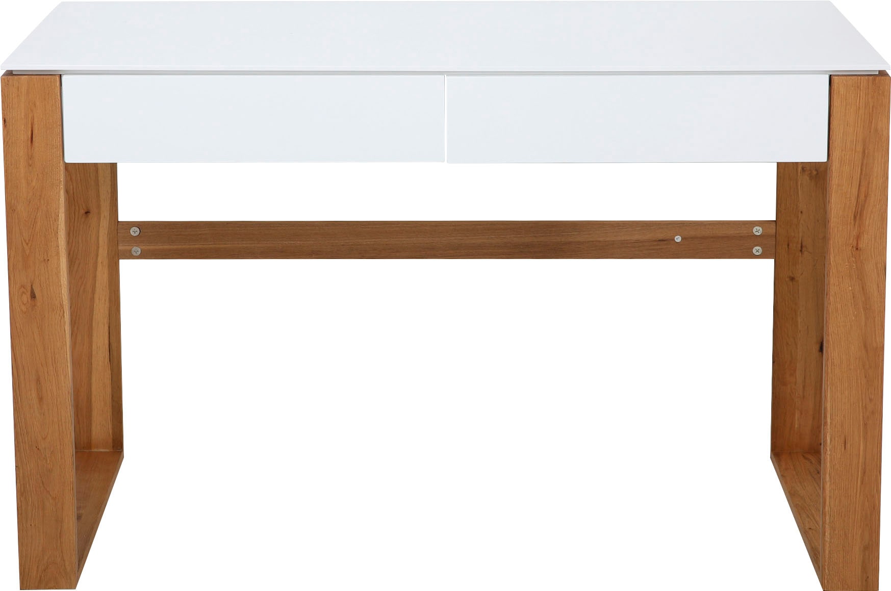 Möbilia Schreibtisch "Herdis" mit 2 grifflosen Schubladen günstig online kaufen