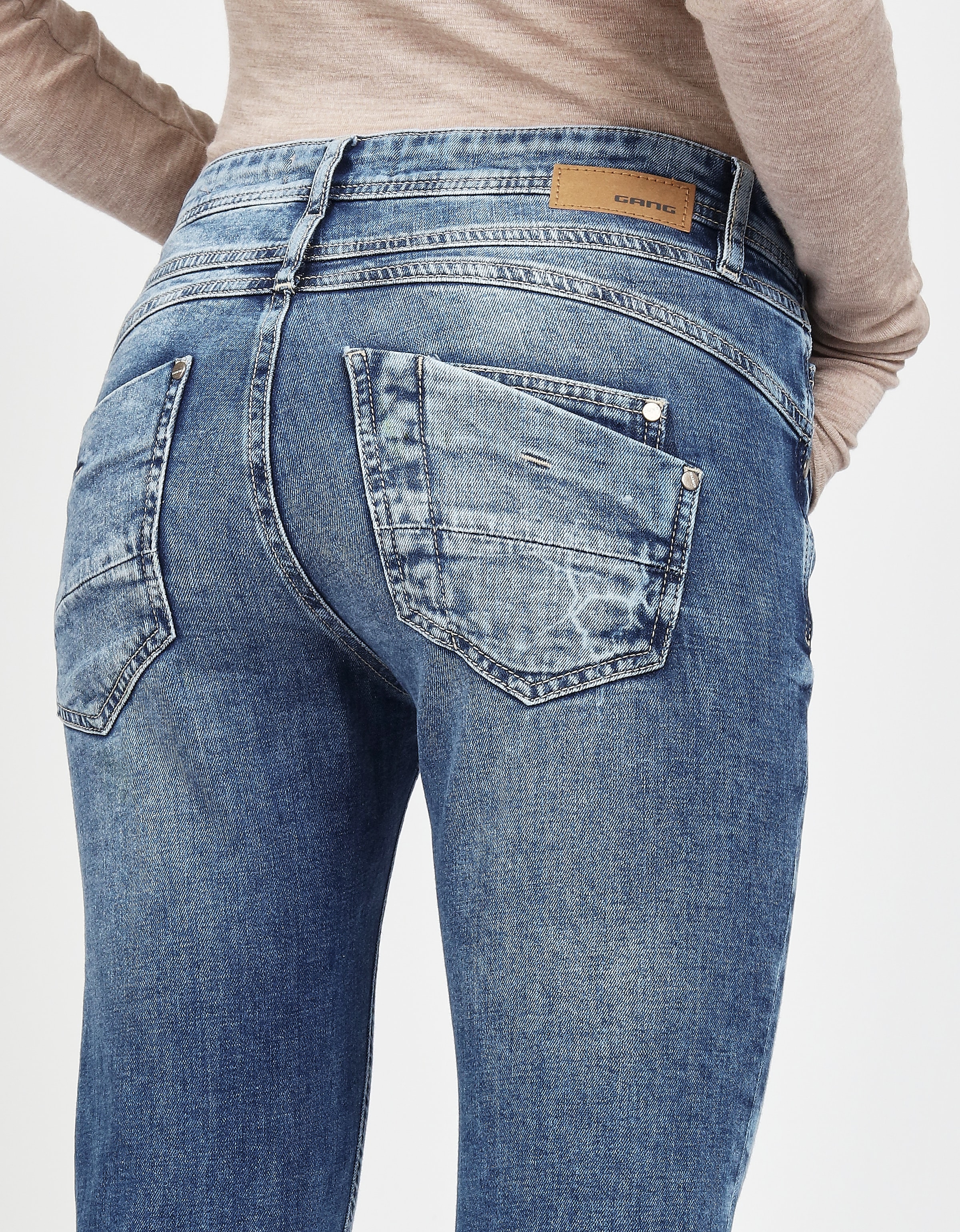 GANG Relax-fit-Jeans »94AMELIE CROPPED«, in 5-Pocket-Style