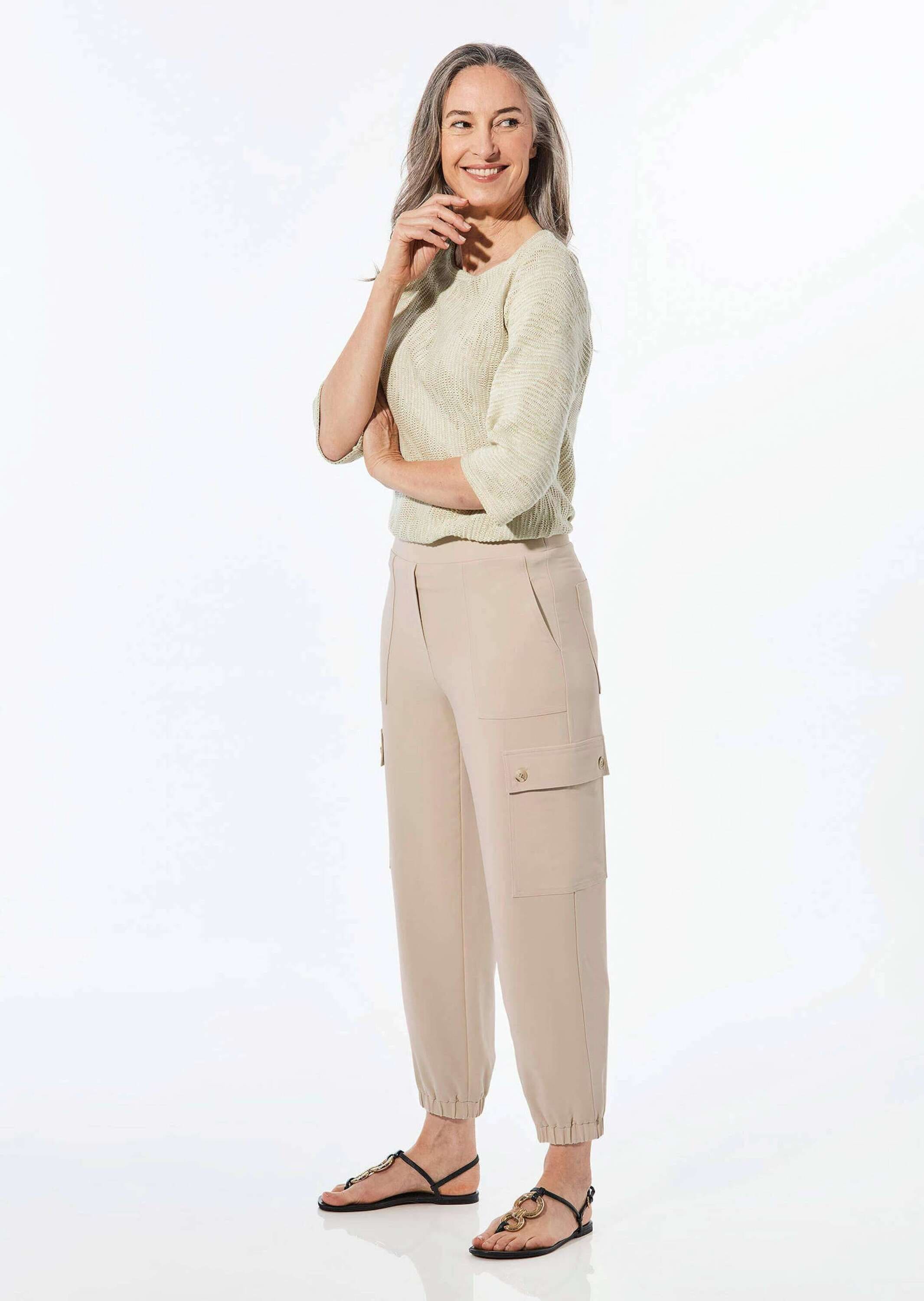 GOLDNER Stoffhose »Hose im Cargo-Look«