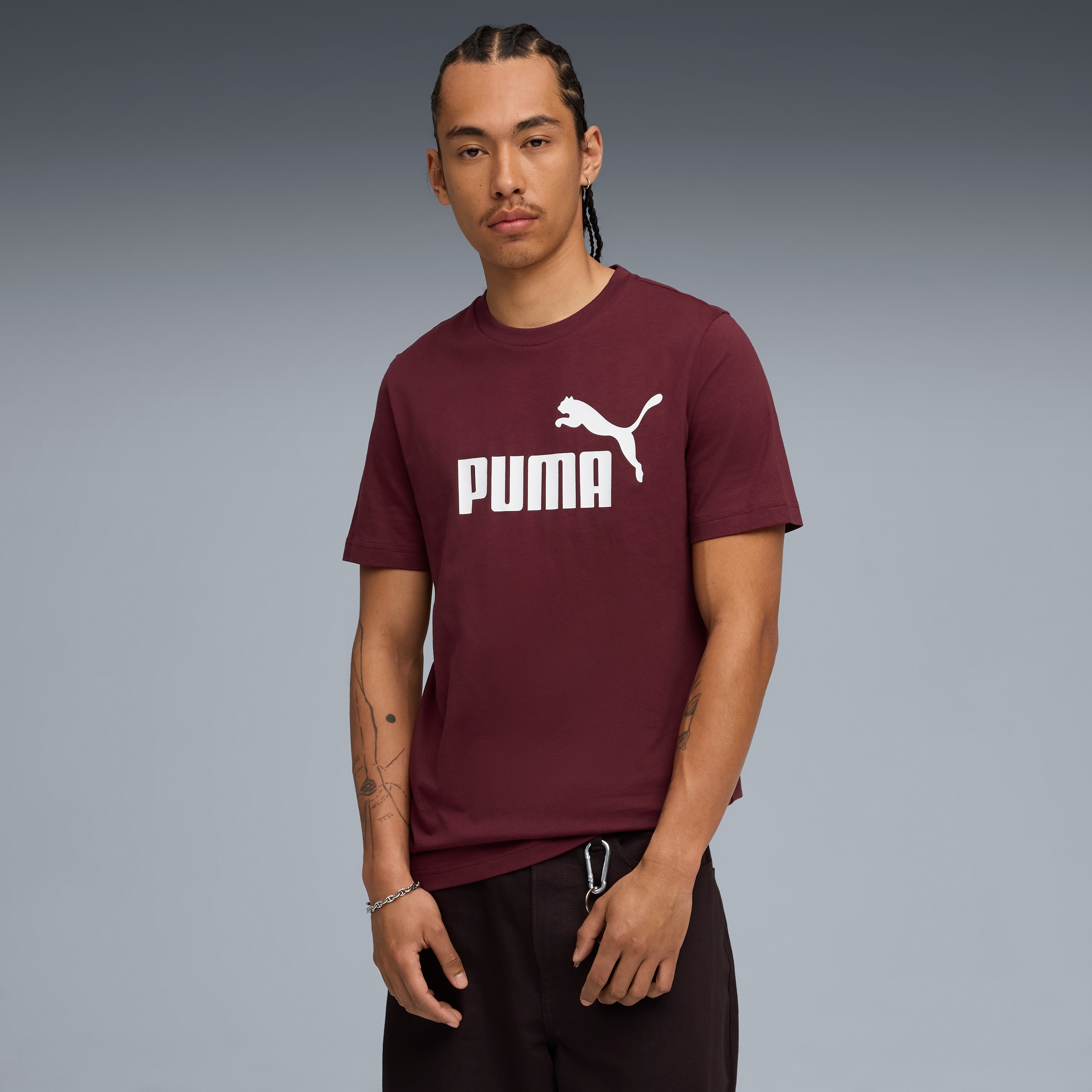 PUMA T-Shirt "ESS NO. 1 LOGO TEE (S)" Regular Fit, Kurzarm, Rundhalsausschn günstig online kaufen