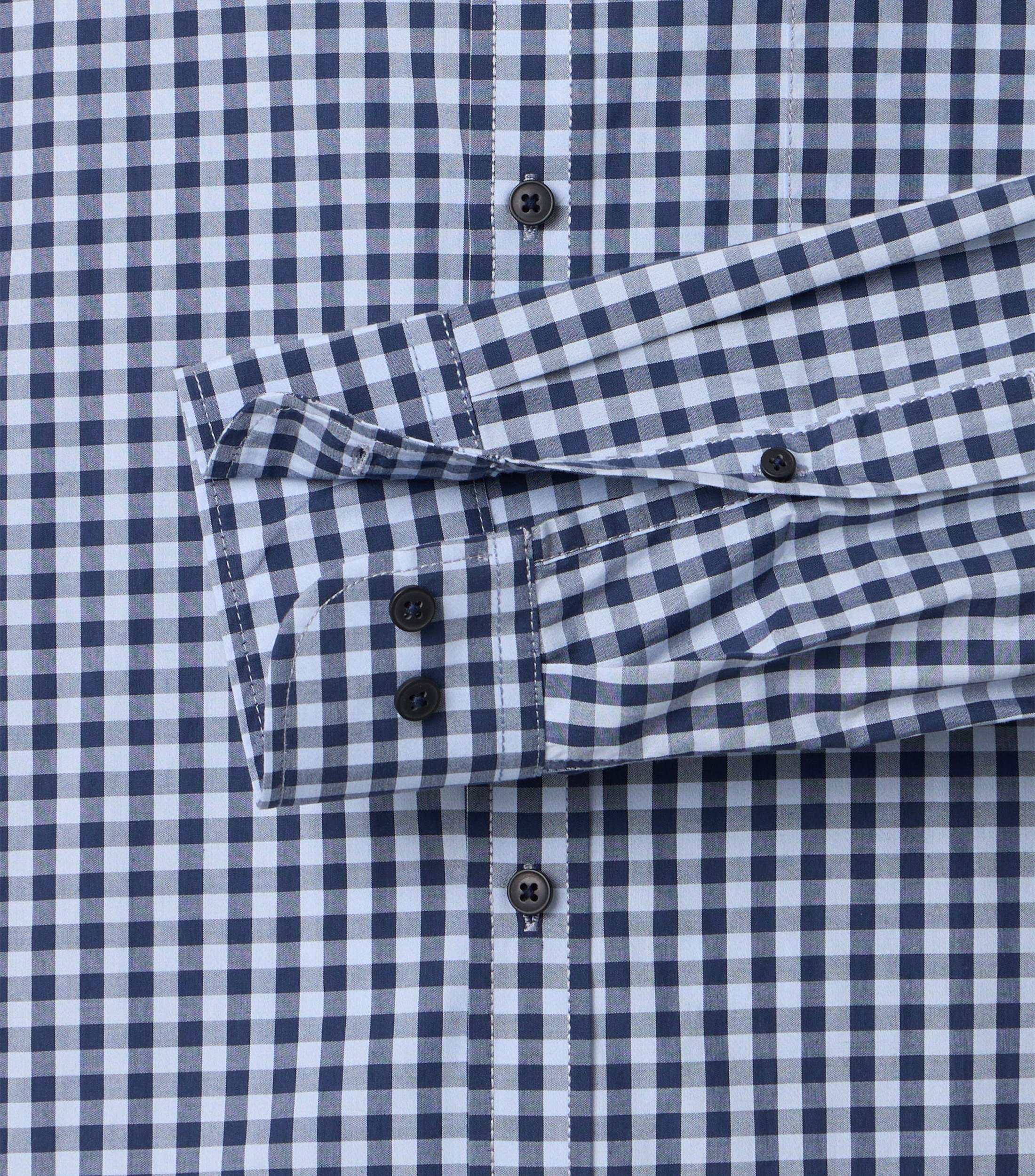 CASAMODA Long Sleeve Shirt Blue Checked 5XL 3