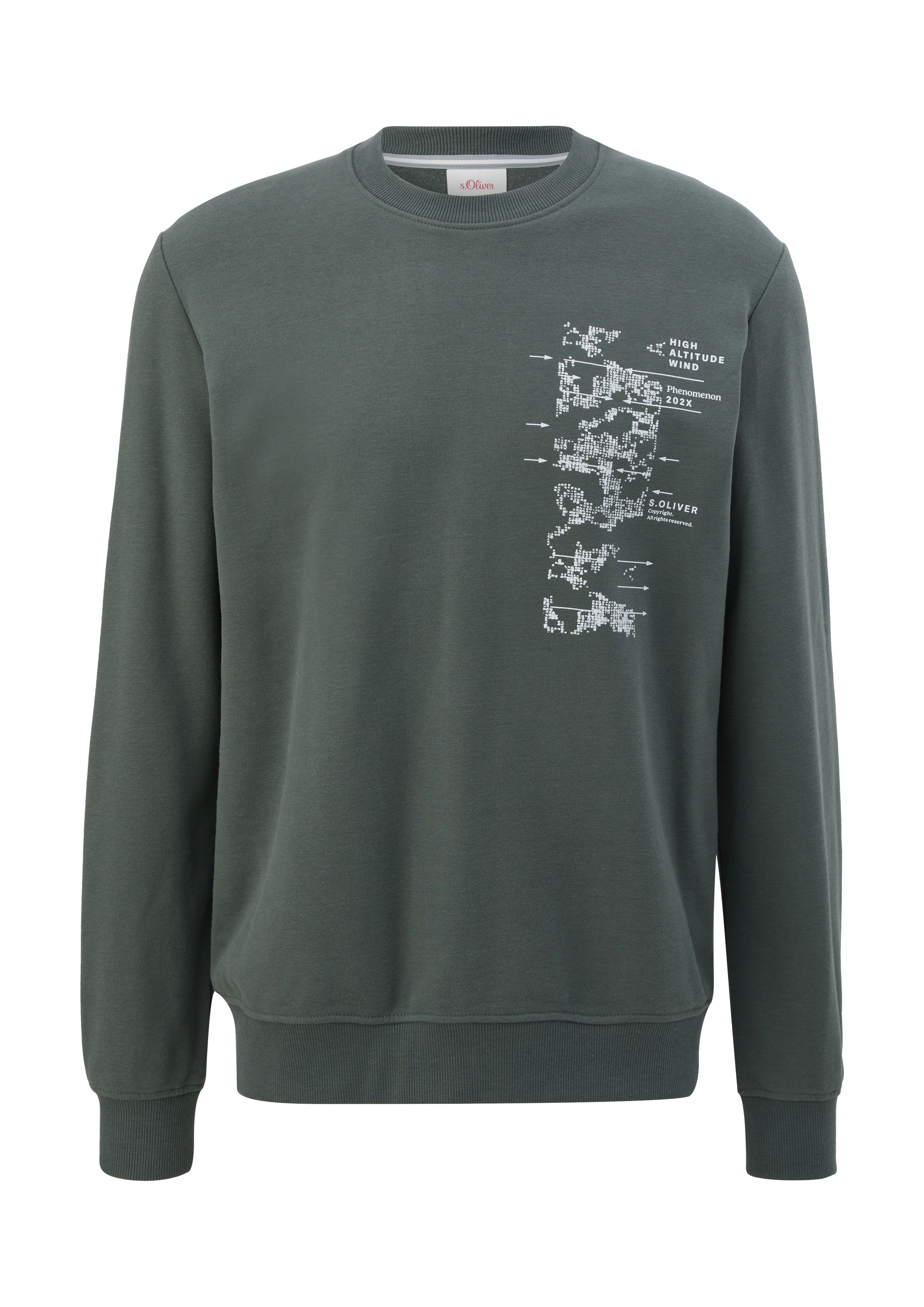 s.Oliver Sweatshirt, mit Frontprint bestellen | BAUR ▷