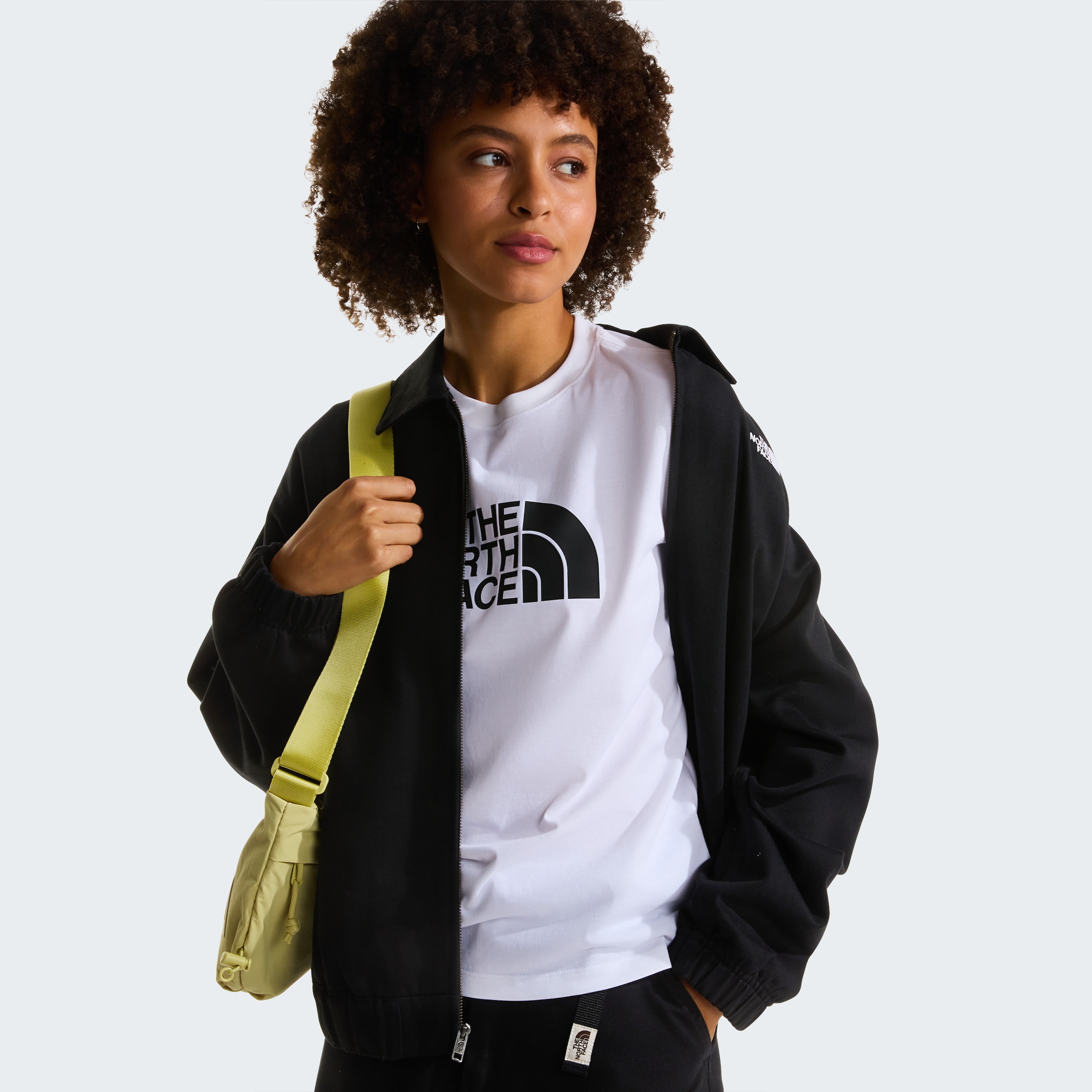 The North Face T-Shirt »W EVOLUTION HALF DOME SLIM SHORT SLEEVE TEE« 1 tlg. für Erwachsene, sportlicher Stil, aus Baumwolle