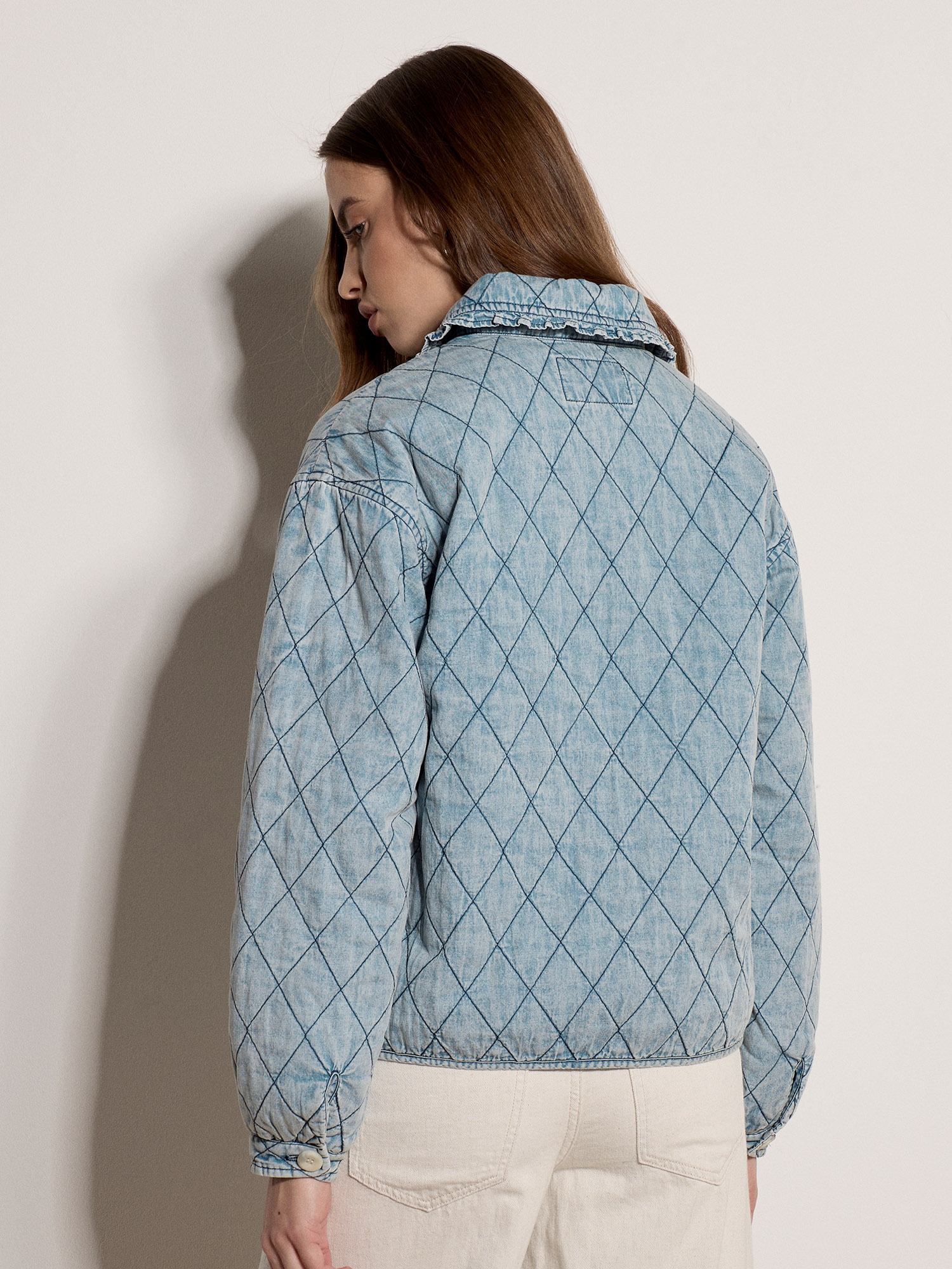 Apricot Steppjacke »Gesteppte Jeansjacke« mit aufgesetzten Taschen