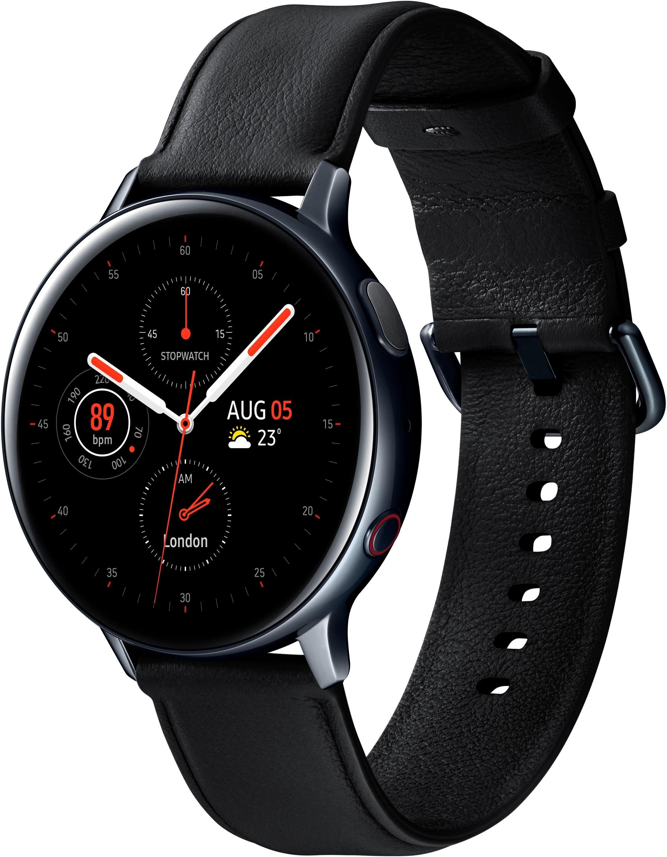 Samsung Smartwatch »Galaxy Watch Active2 Edelstahl, 44 mm, LTE & Bluetooth (SM-R825)«