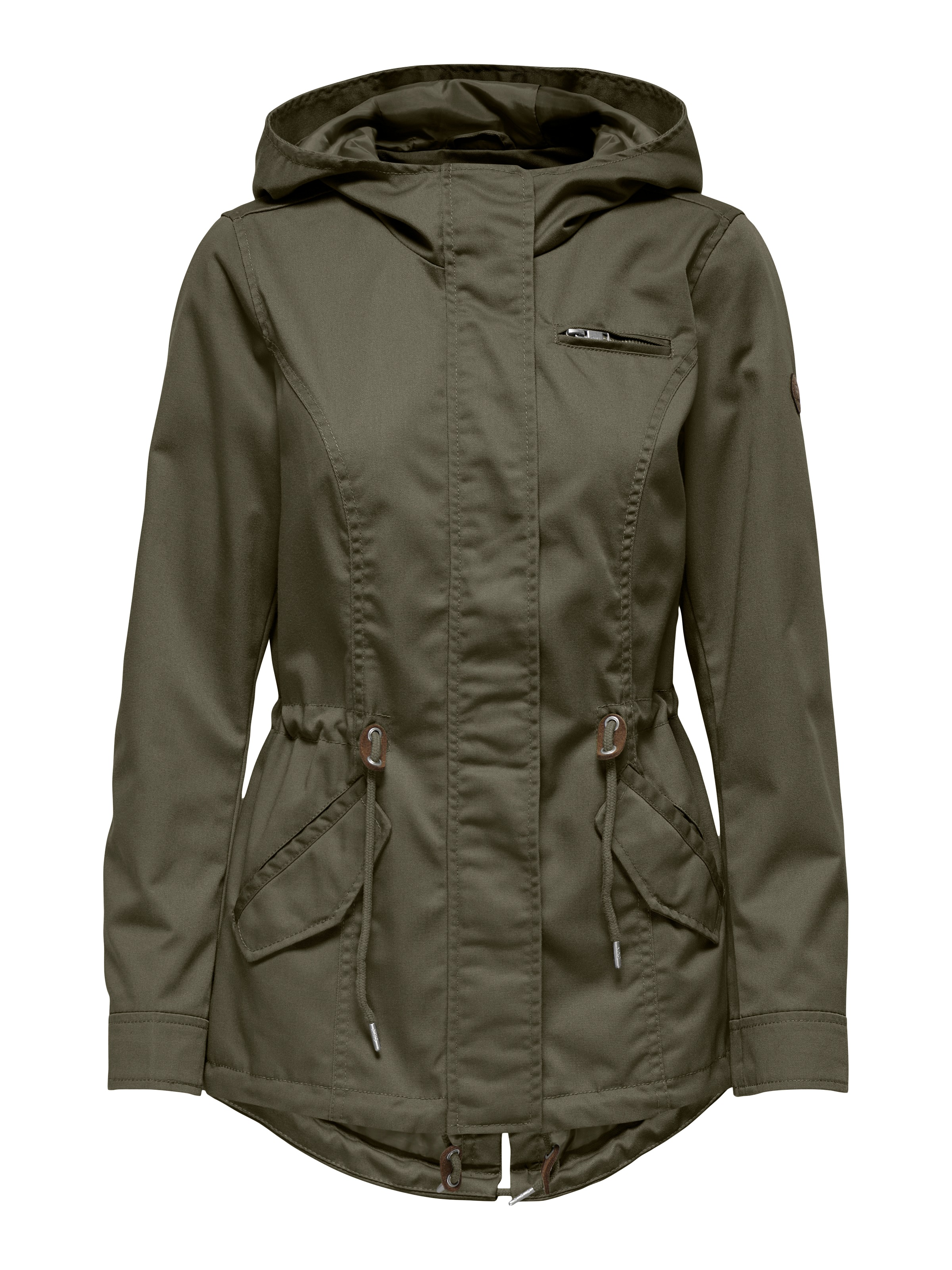 ONLY Parka "ONLLORCA LIFE CANVAS PARKA CC OTW" mit Kapuze mit Kordelzug in günstig online kaufen