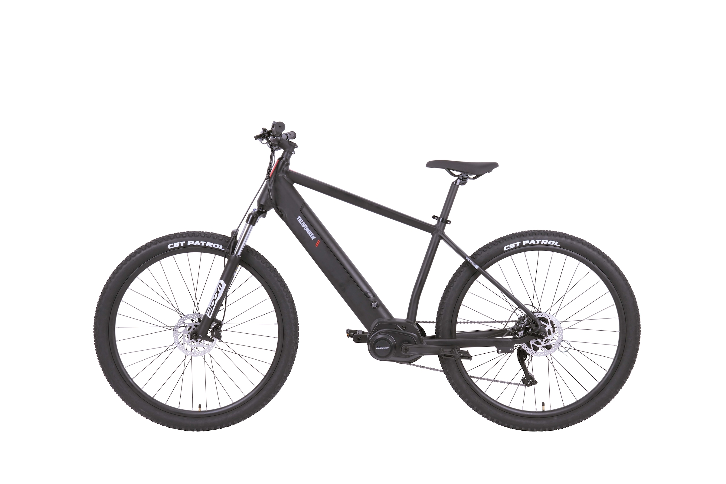 Telefunken »Aufsteiger MT925« 9 Gang Shimano Cues Schaltwerk Kettenschaltung Mittelmotor 250 W Pedelec, Elektrofahrrad, Damen u. Herren, E-MTB, Mountainbike, 29 Zoll