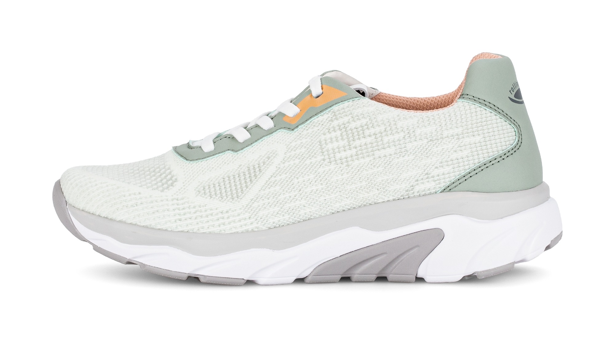 Gabor Rollingsoft Keilsneaker  , Freizeitschuh, Halbschuh, Schnürschuh mit Logo an der Ferse, G-Weite