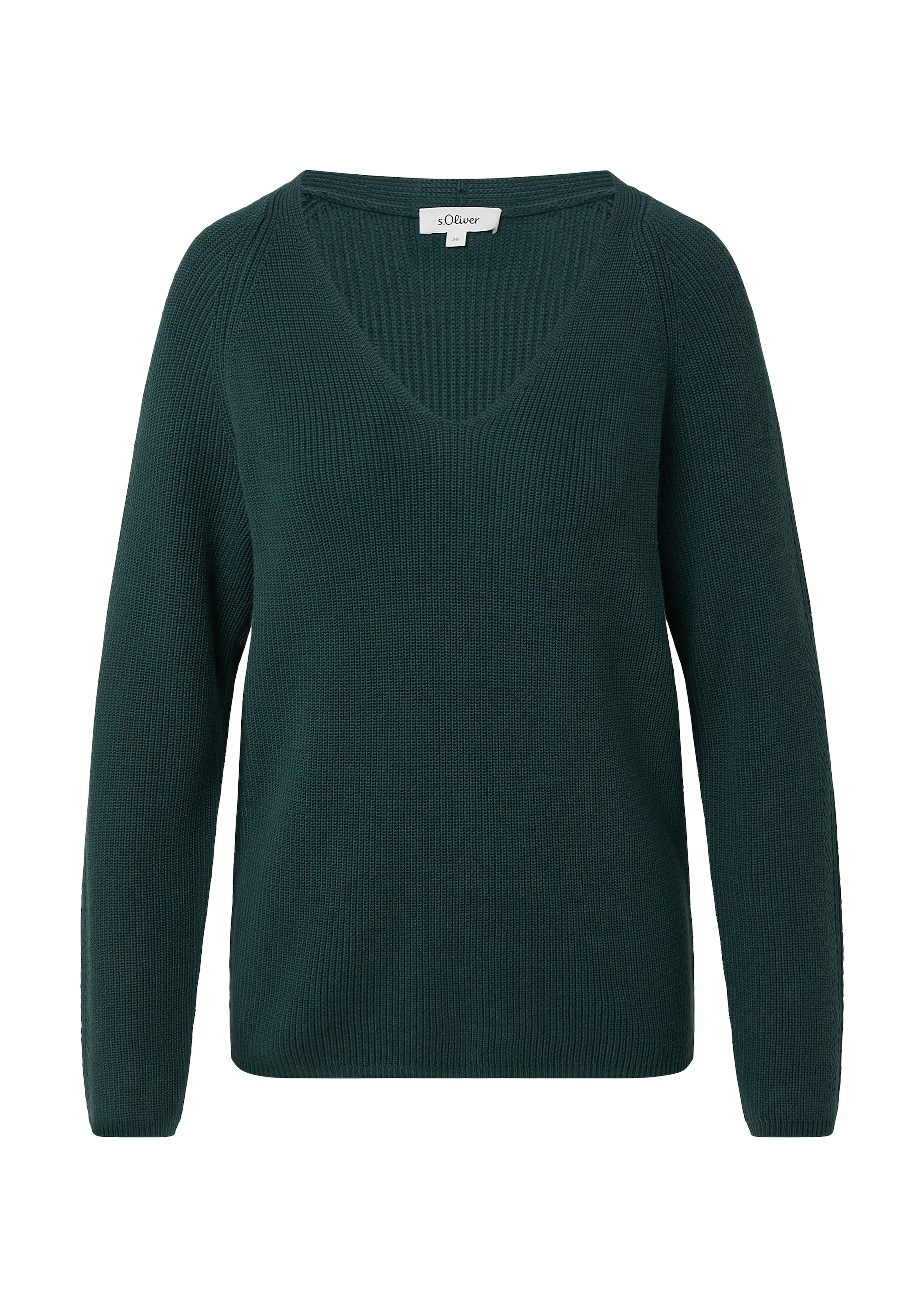 s.Oliver Strickpullover, mit V-Ausschnitt