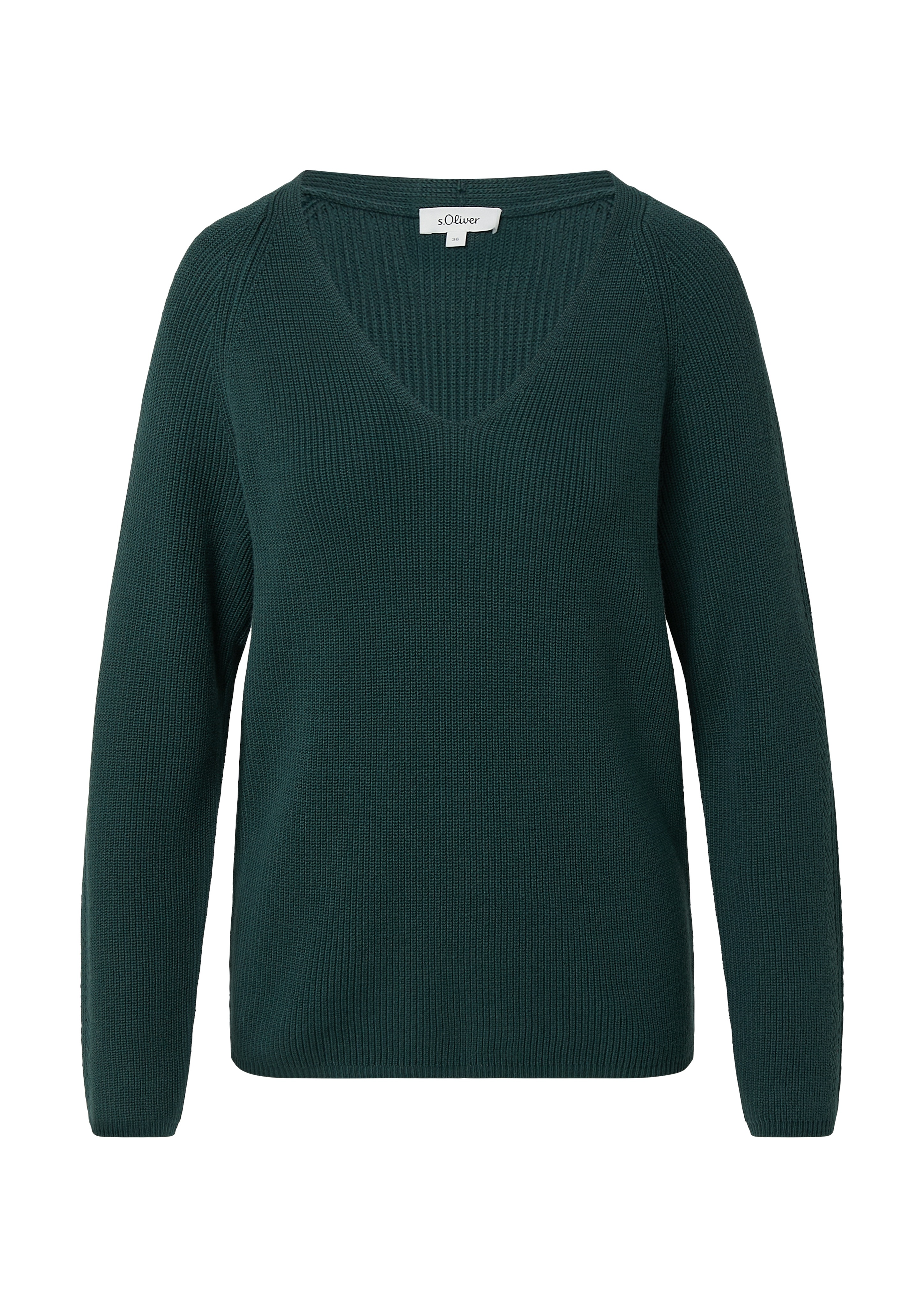 Thumbnail - s.Oliver Strickpullover mit V-Ausschnitt