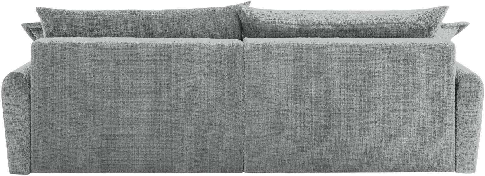 Home affaire Big-Sofa »Finka, Breite 247 cm« Mega-Sofa, Cord oder Chenille-Struktur, mit Federkern & 4 Zierkissen