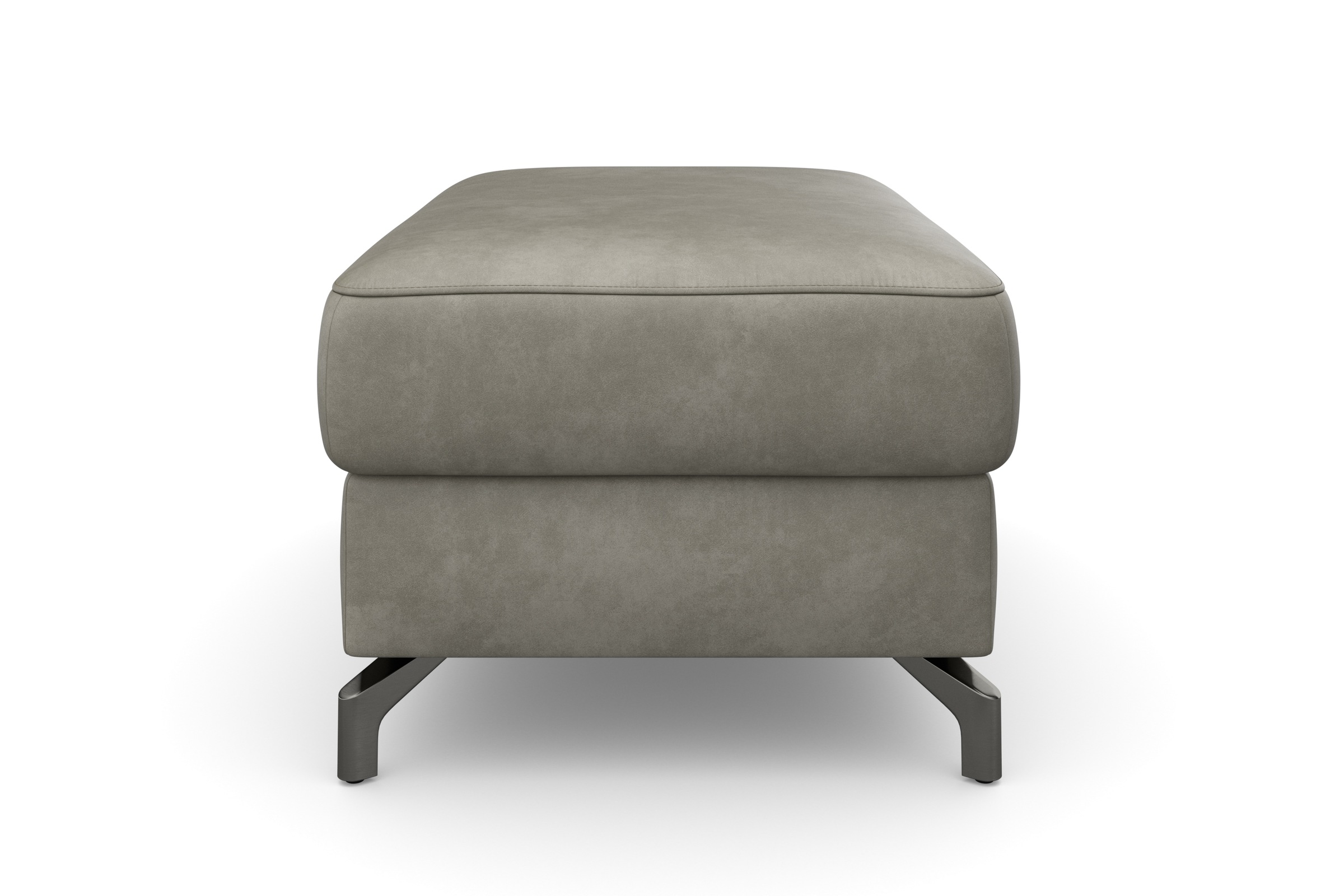 Stauraumhocker SIT & MORE "Scarlett", grau (hellgrau), B:102cm H:48cm T:67cm, Hocker, mit Stauraum 3